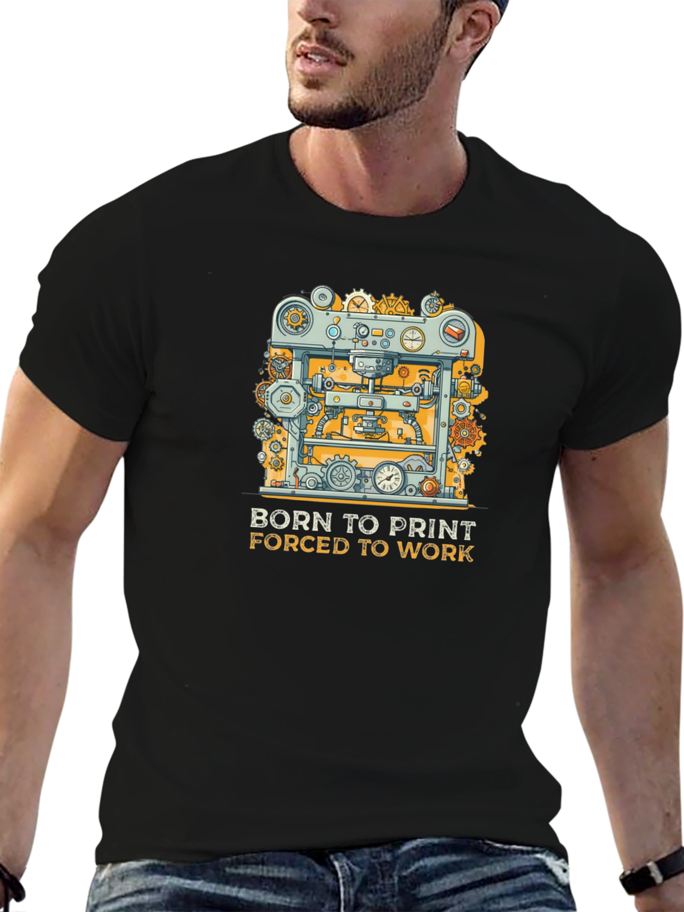 Born To Print T-Shirt - 3D Printing