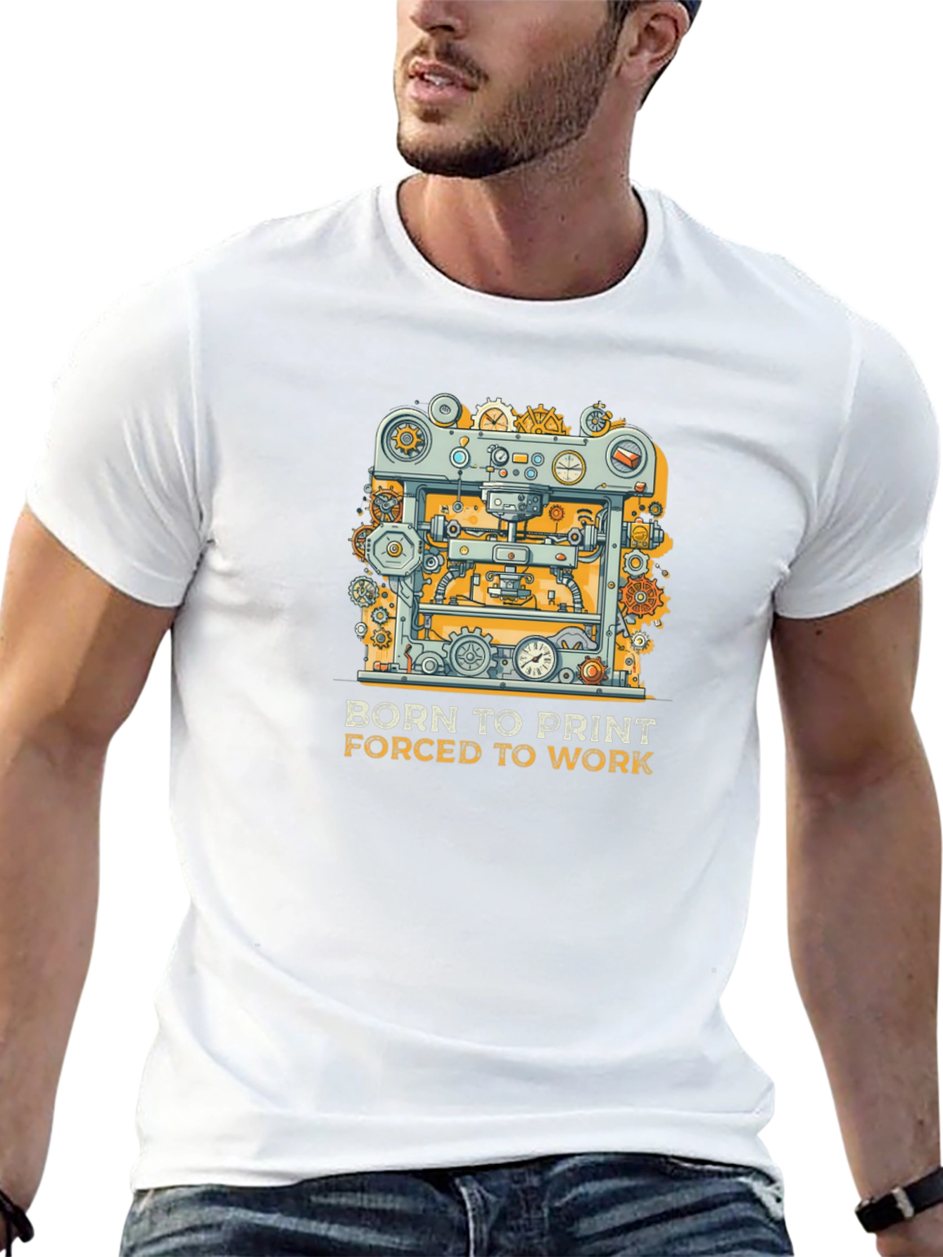 Born To Print T-Shirt - 3D Printing