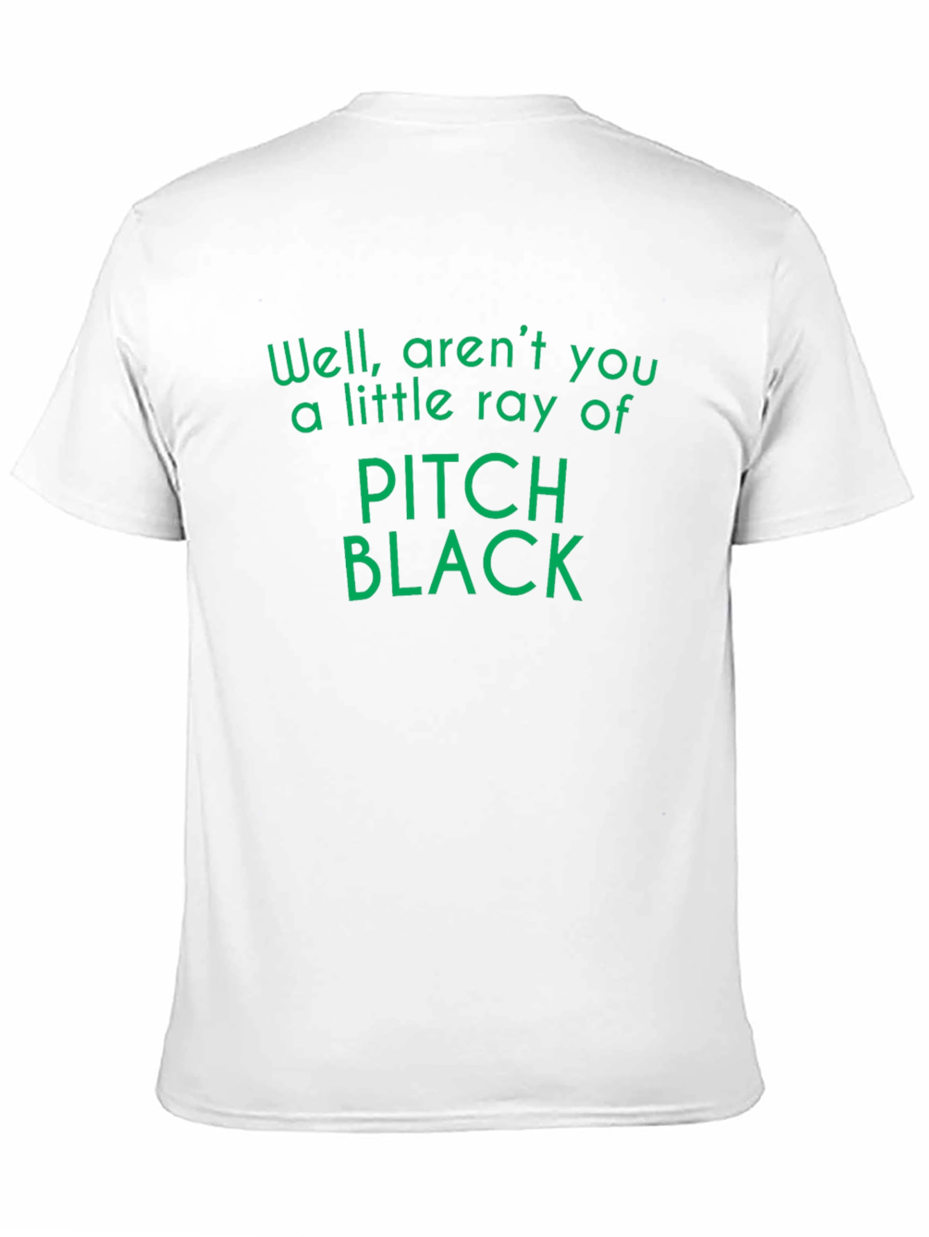 Pitch Black Ray T-Shirt - Funny Graphic Tee