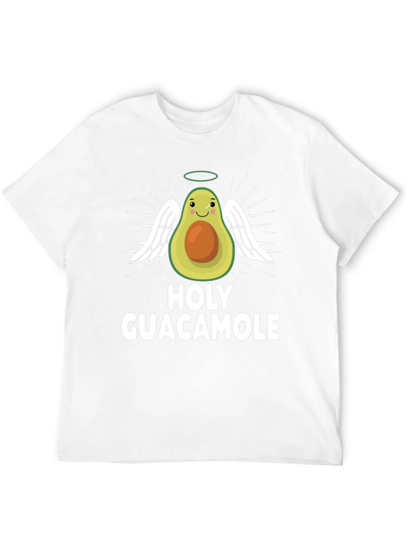 Holy Guacamole T-Shirt - Avocado Angel Graphic