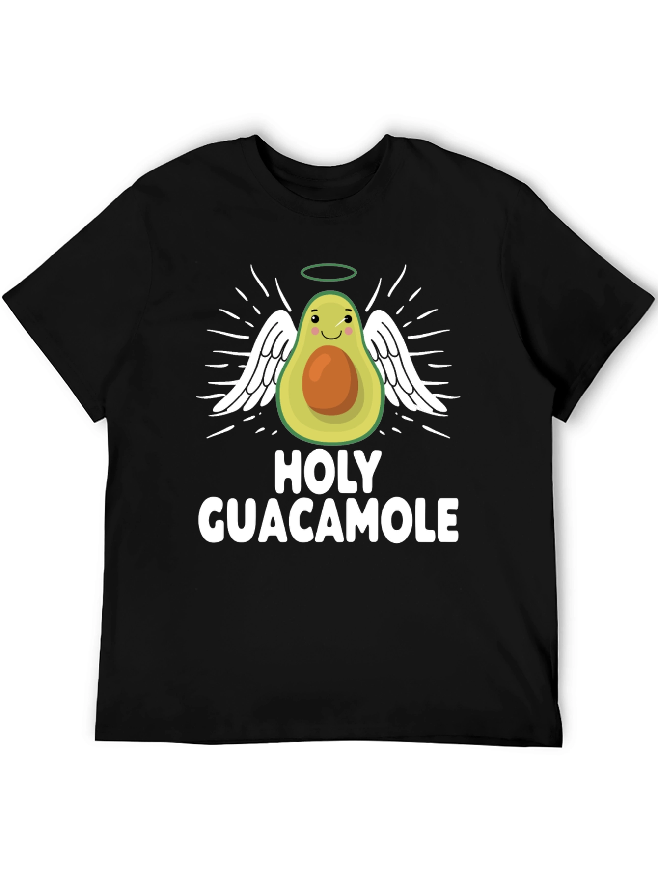 Holy Guacamole T-Shirt - Avocado Angel Graphic