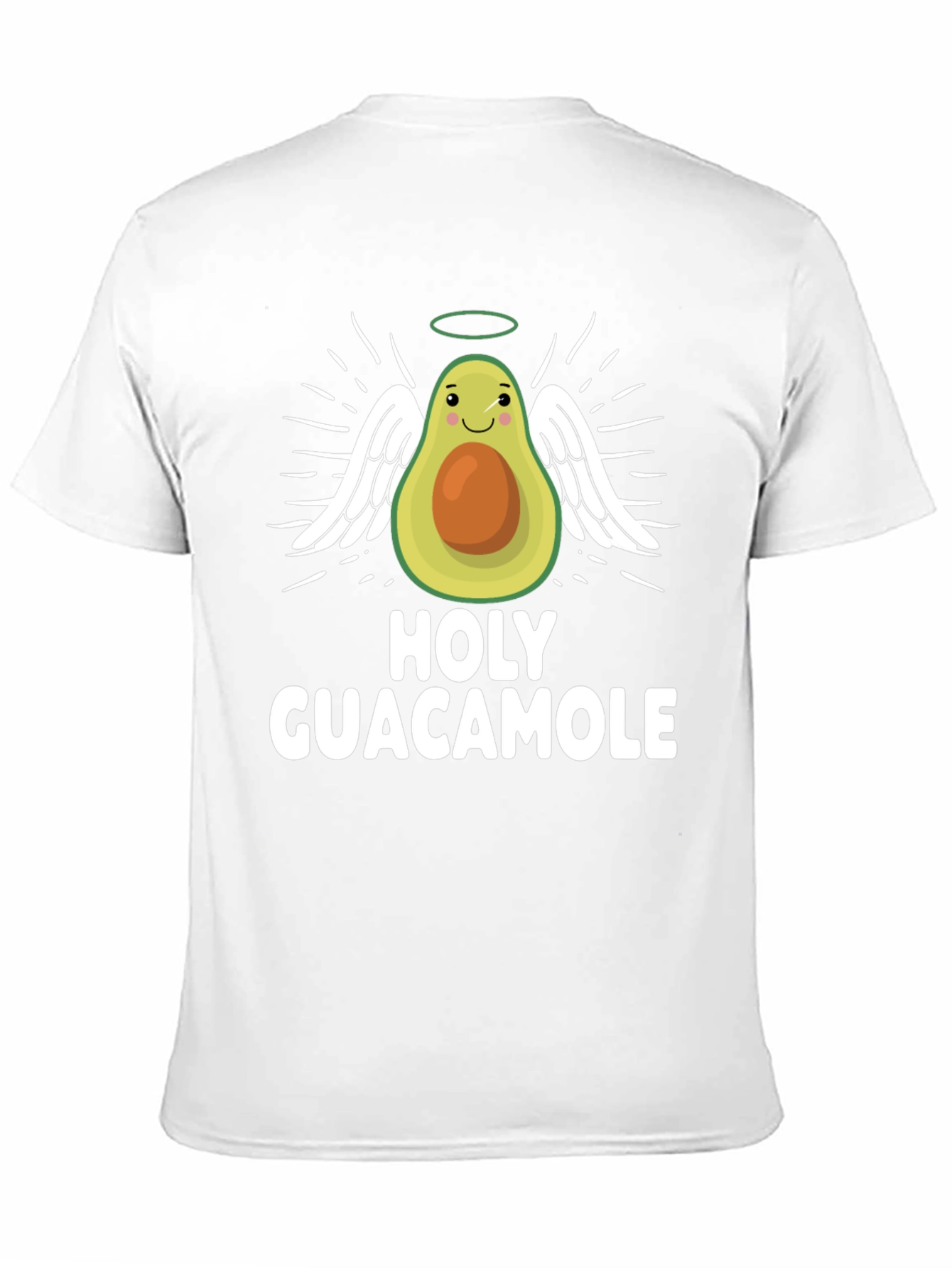 Holy Guacamole T-Shirt - Avocado Angel Graphic