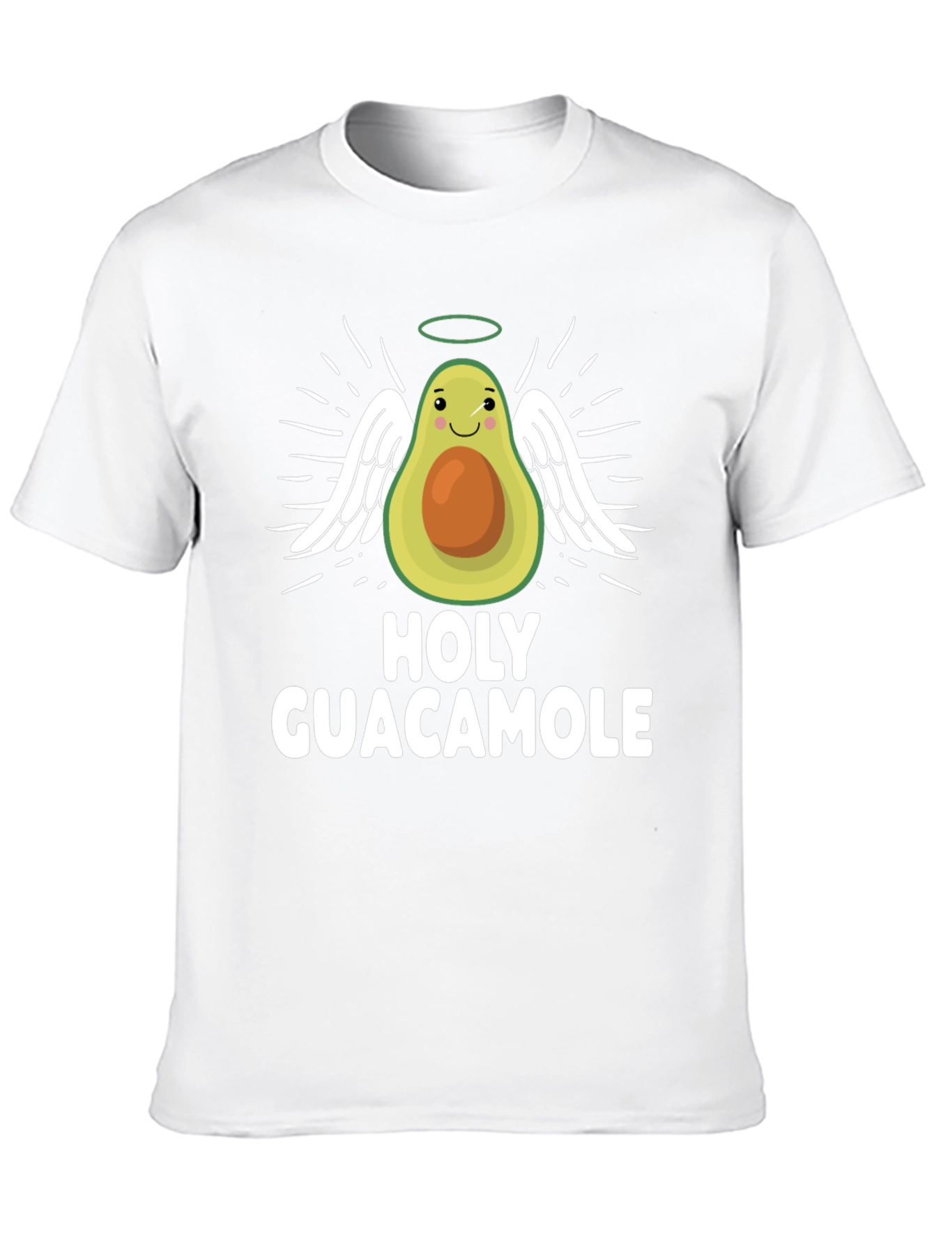 Holy Guacamole T-Shirt - Avocado Angel Graphic