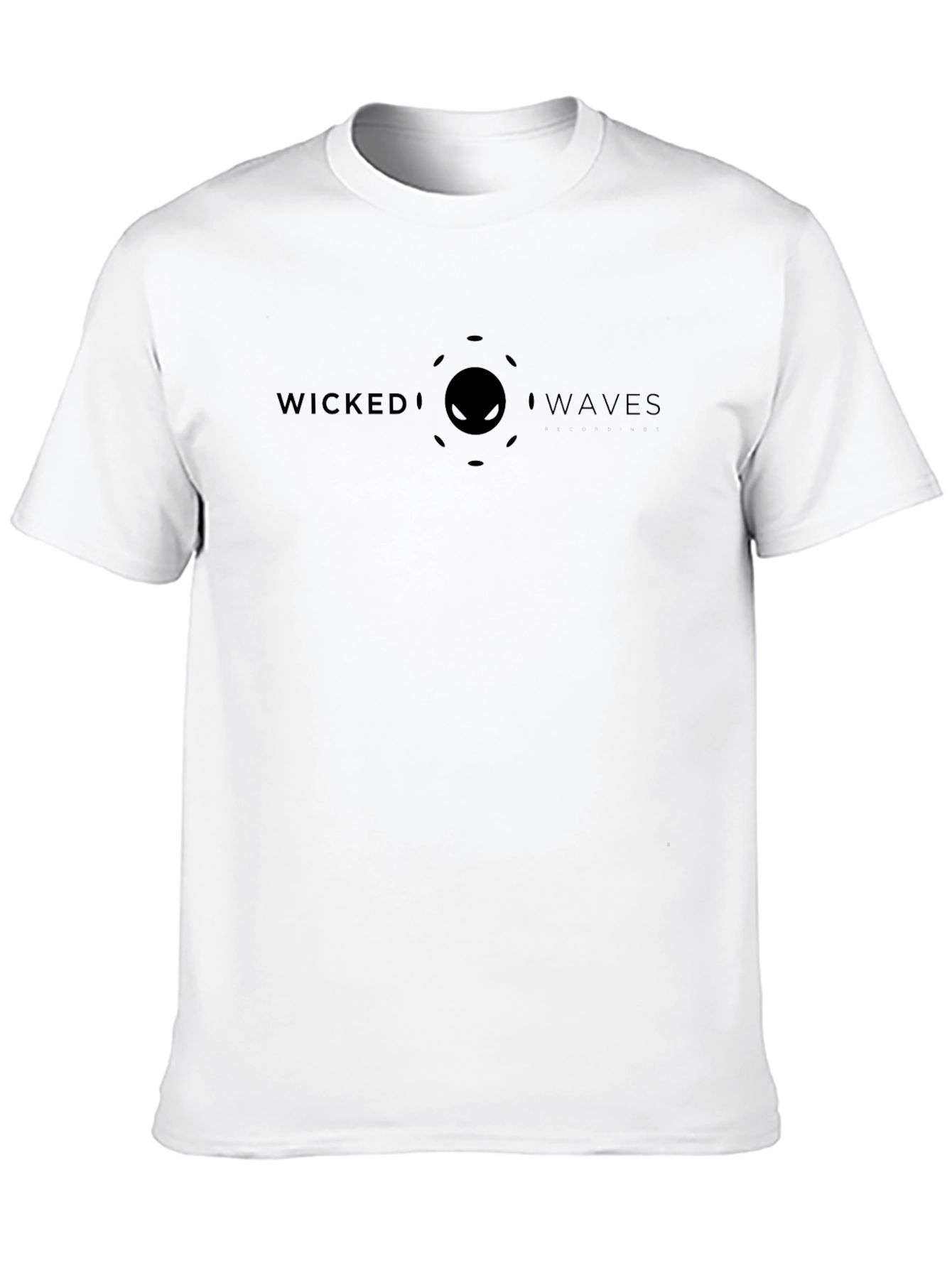 Wicked Waves Graphic Print Black T-Shirt