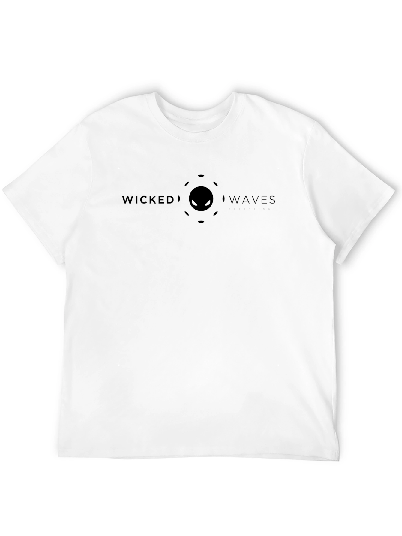 Wicked Waves Graphic Print Black T-Shirt