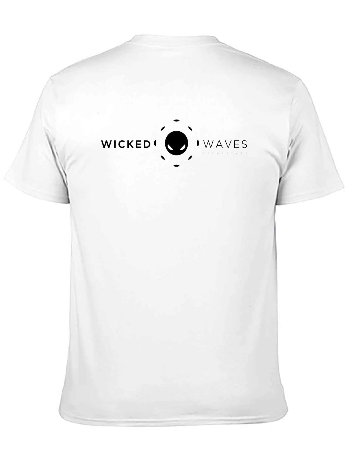 Wicked Waves Graphic Print Black T-Shirt