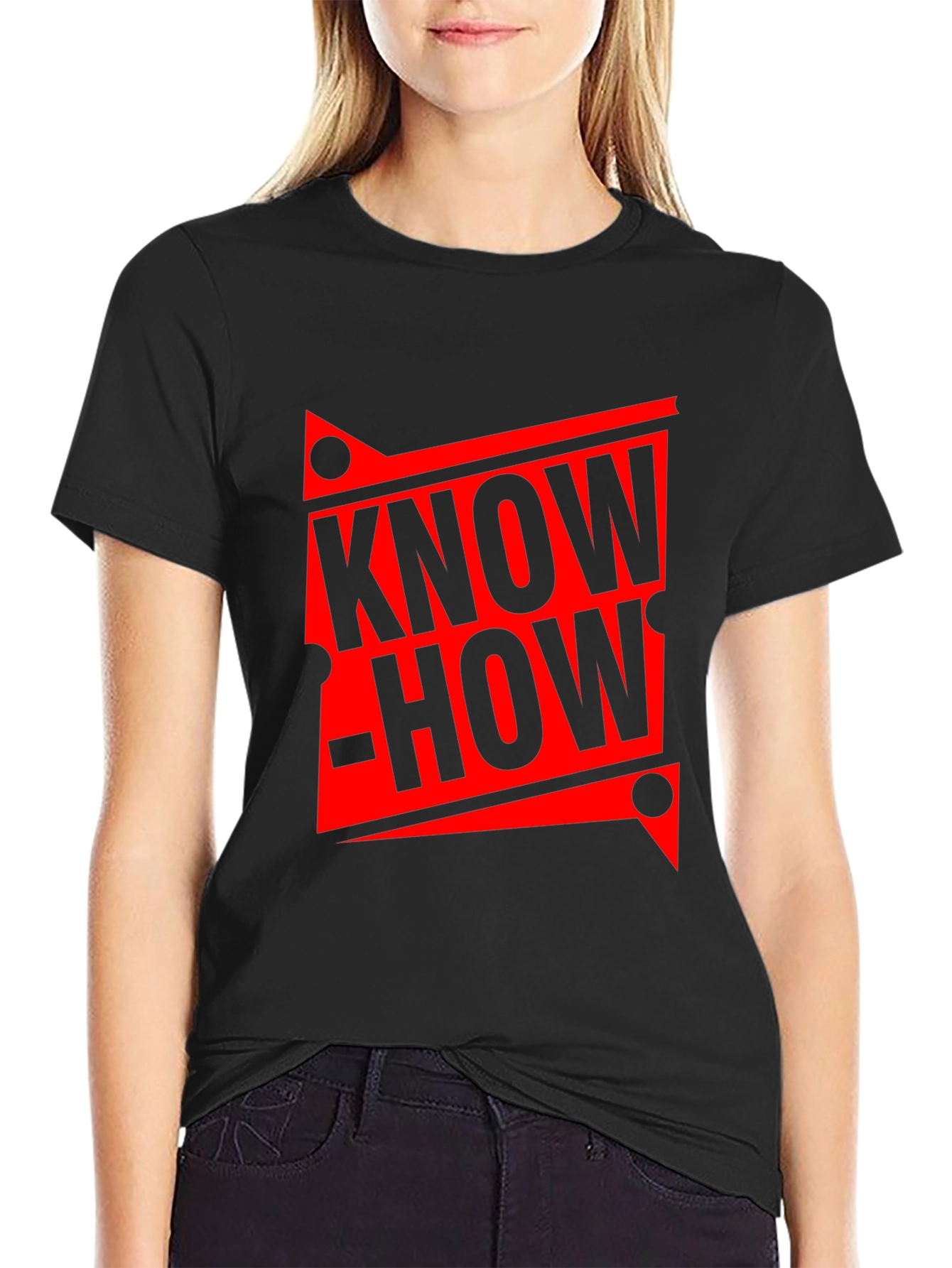 Know-How Graphic Black T-Shirt