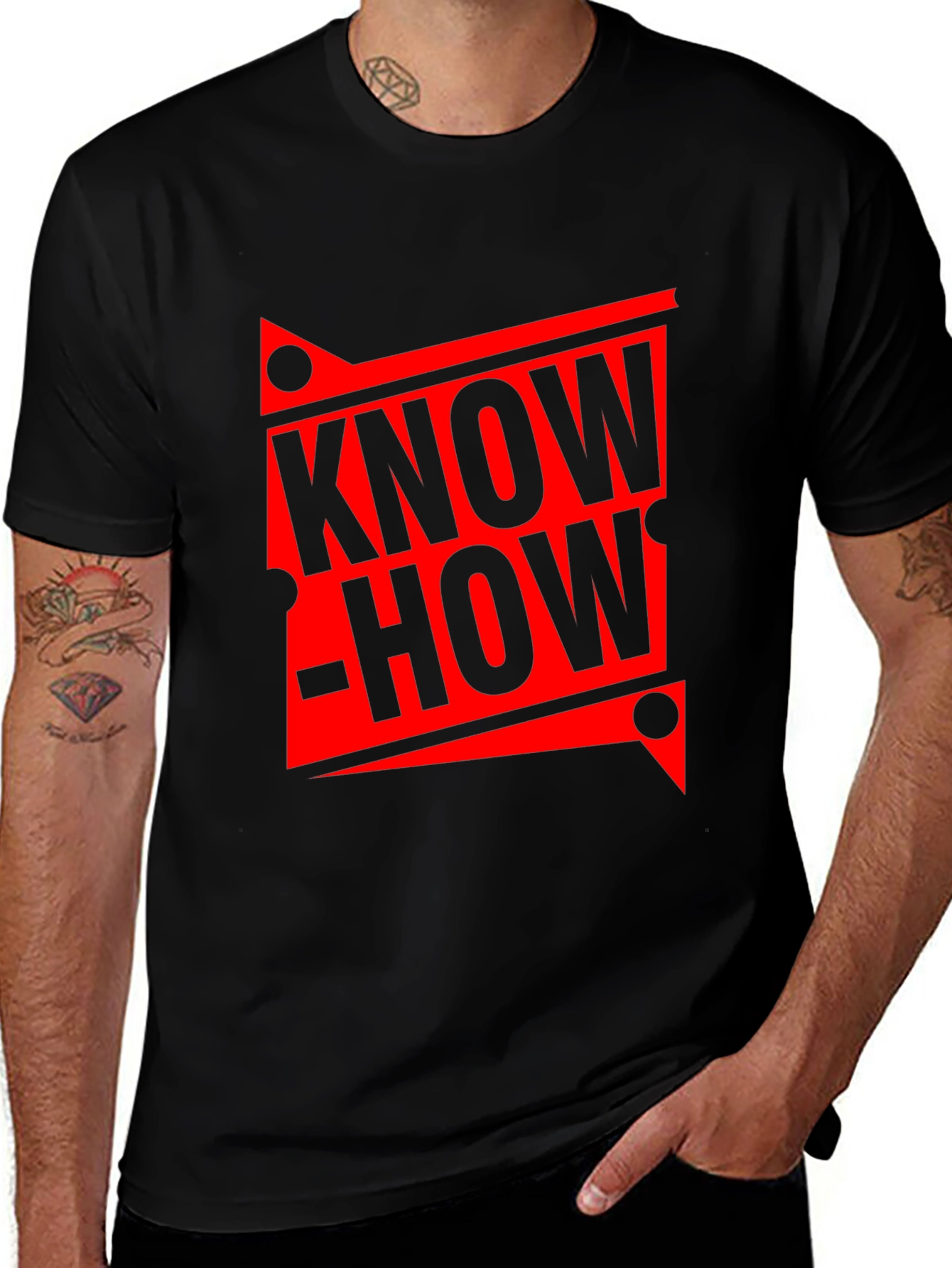 Know-How Graphic Black T-Shirt