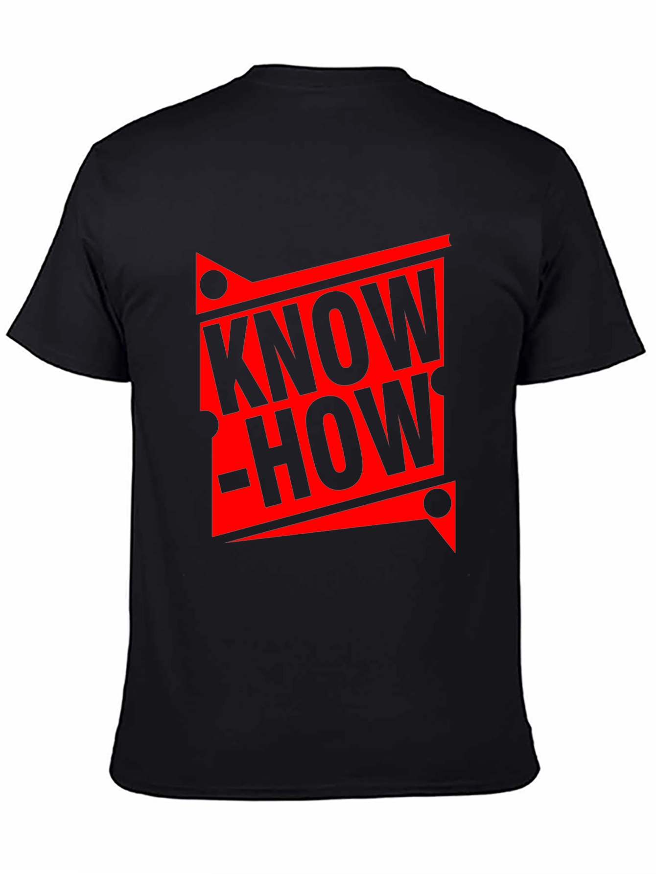 Know-How Graphic Black T-Shirt