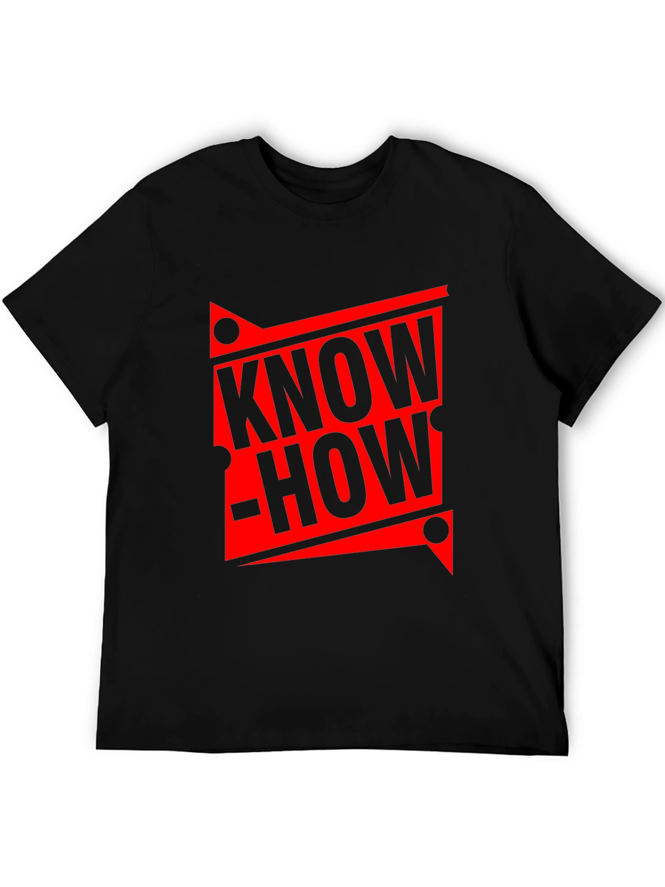 Know-How Graphic Black T-Shirt