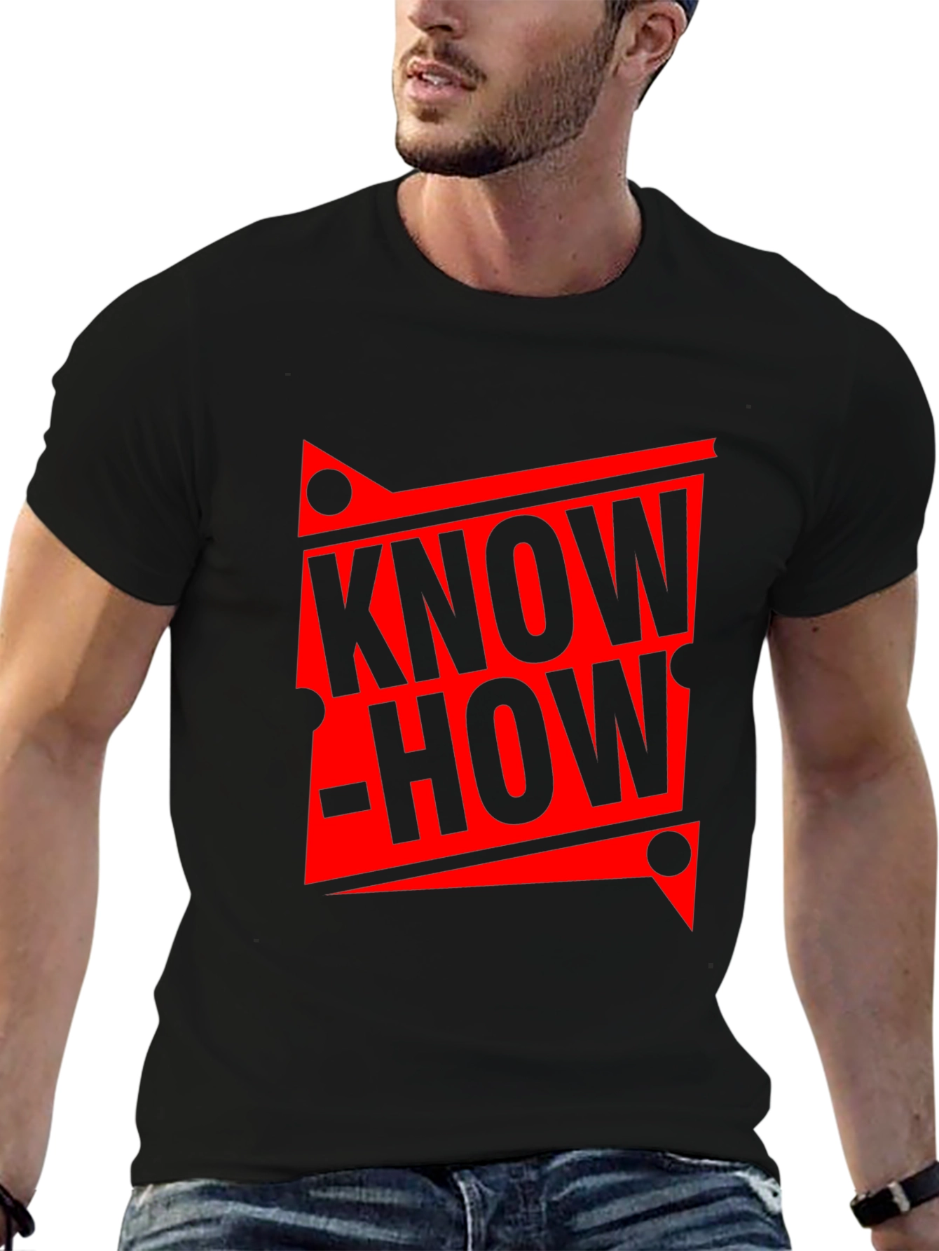 Know-How Graphic Black T-Shirt