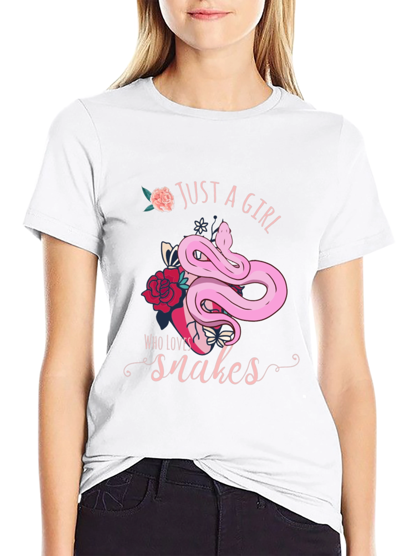 Just A Girl Who Loves Snakes T-Shirt
