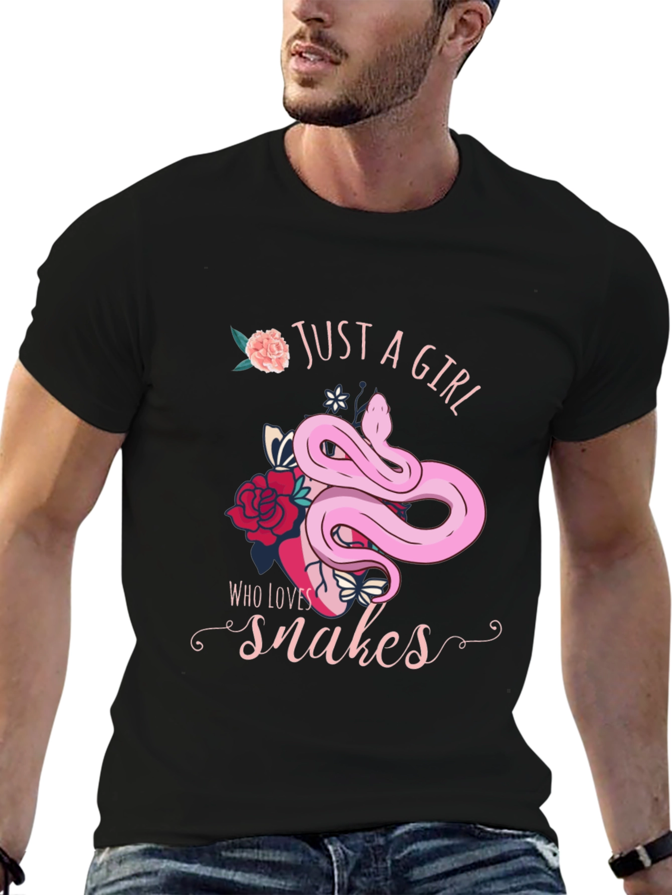 Just A Girl Who Loves Snakes T-Shirt