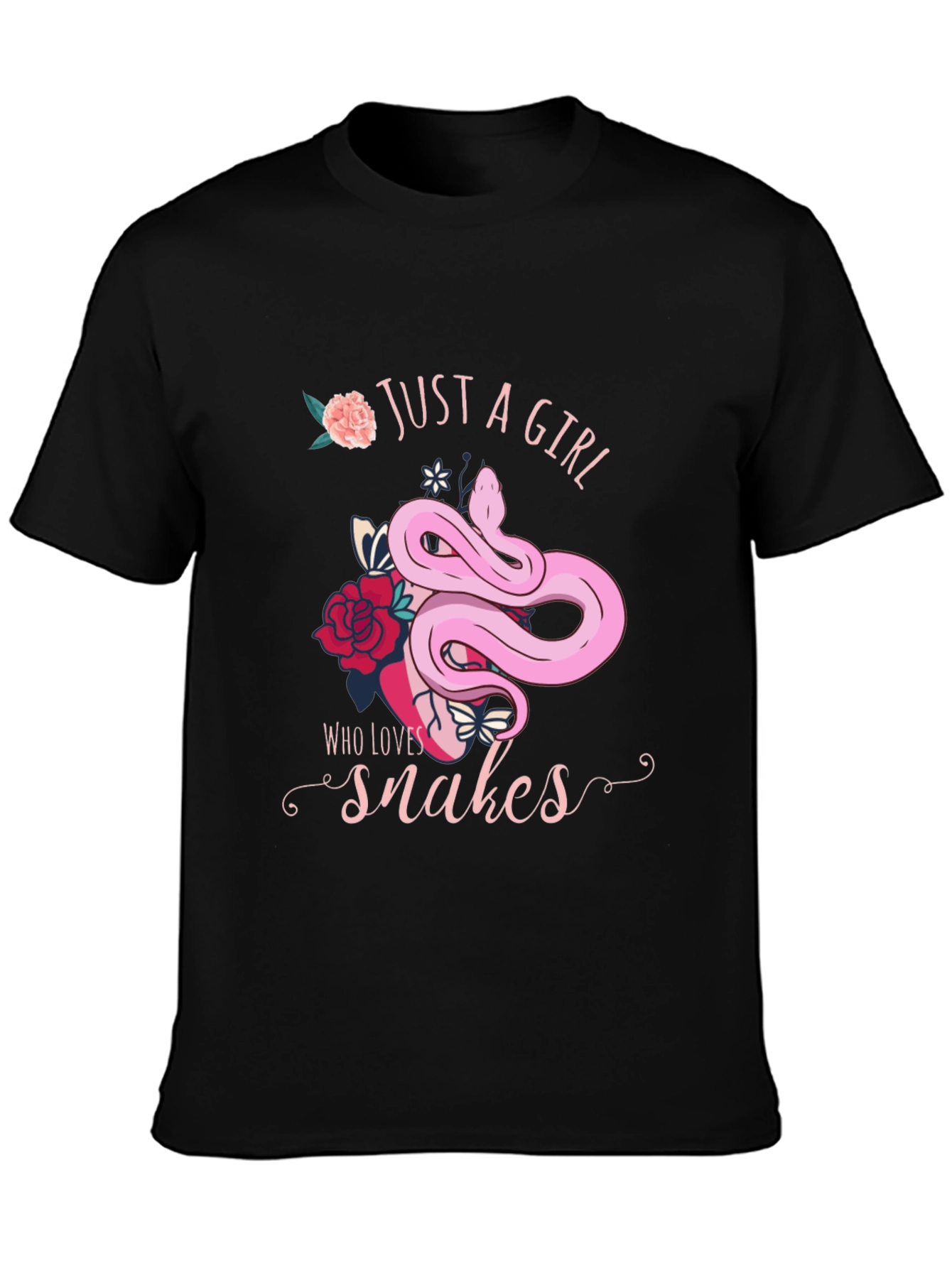 Just A Girl Who Loves Snakes T-Shirt