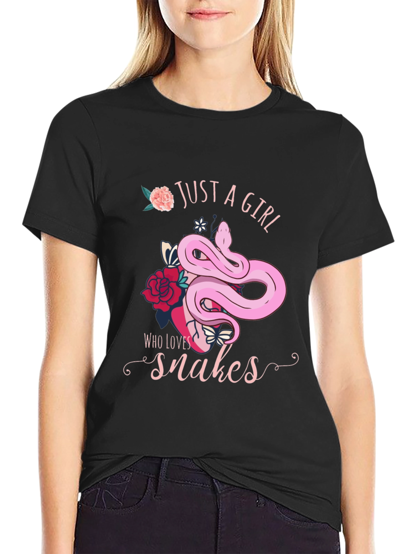 Just A Girl Who Loves Snakes T-Shirt