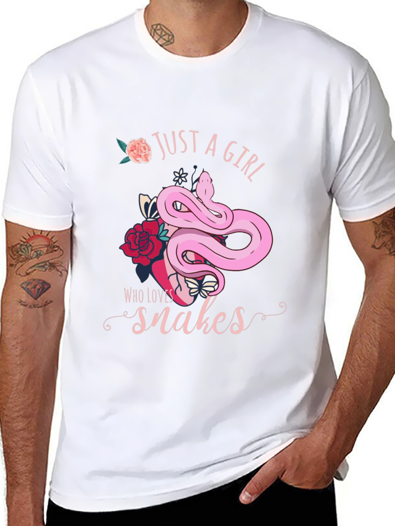 Just A Girl Who Loves Snakes T-Shirt