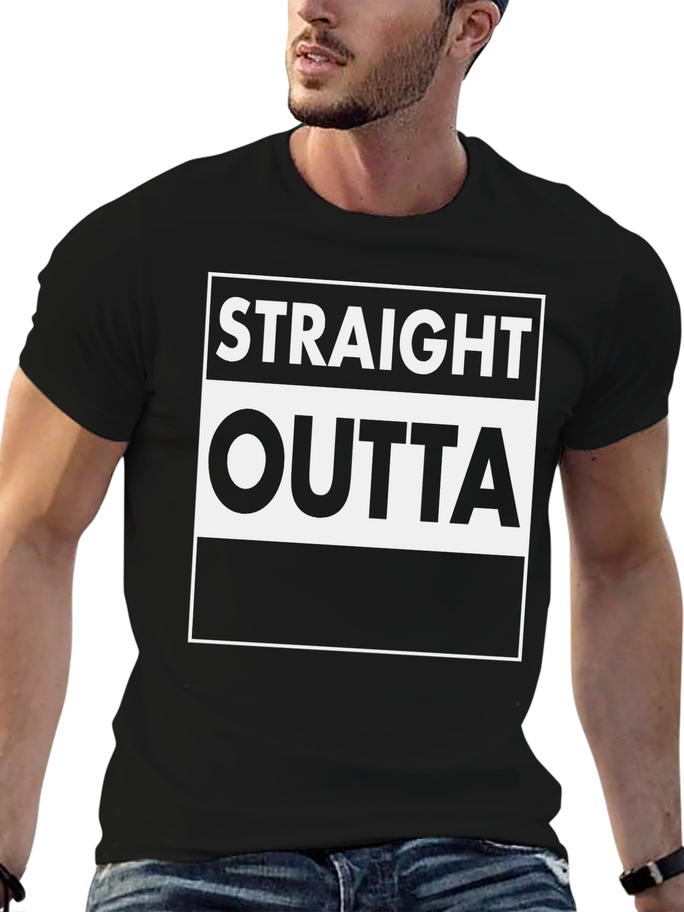 Straight Outta T-Shirt - Bold Statement Tee