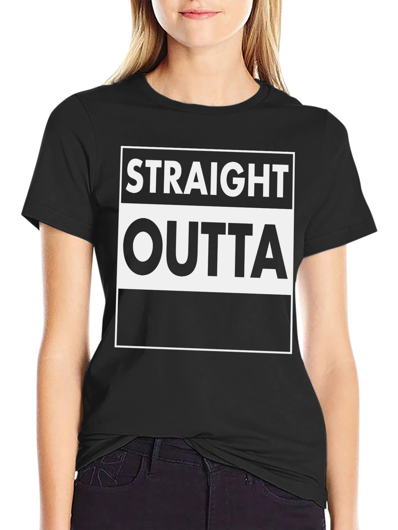 Straight Outta T-Shirt - Bold Statement Tee