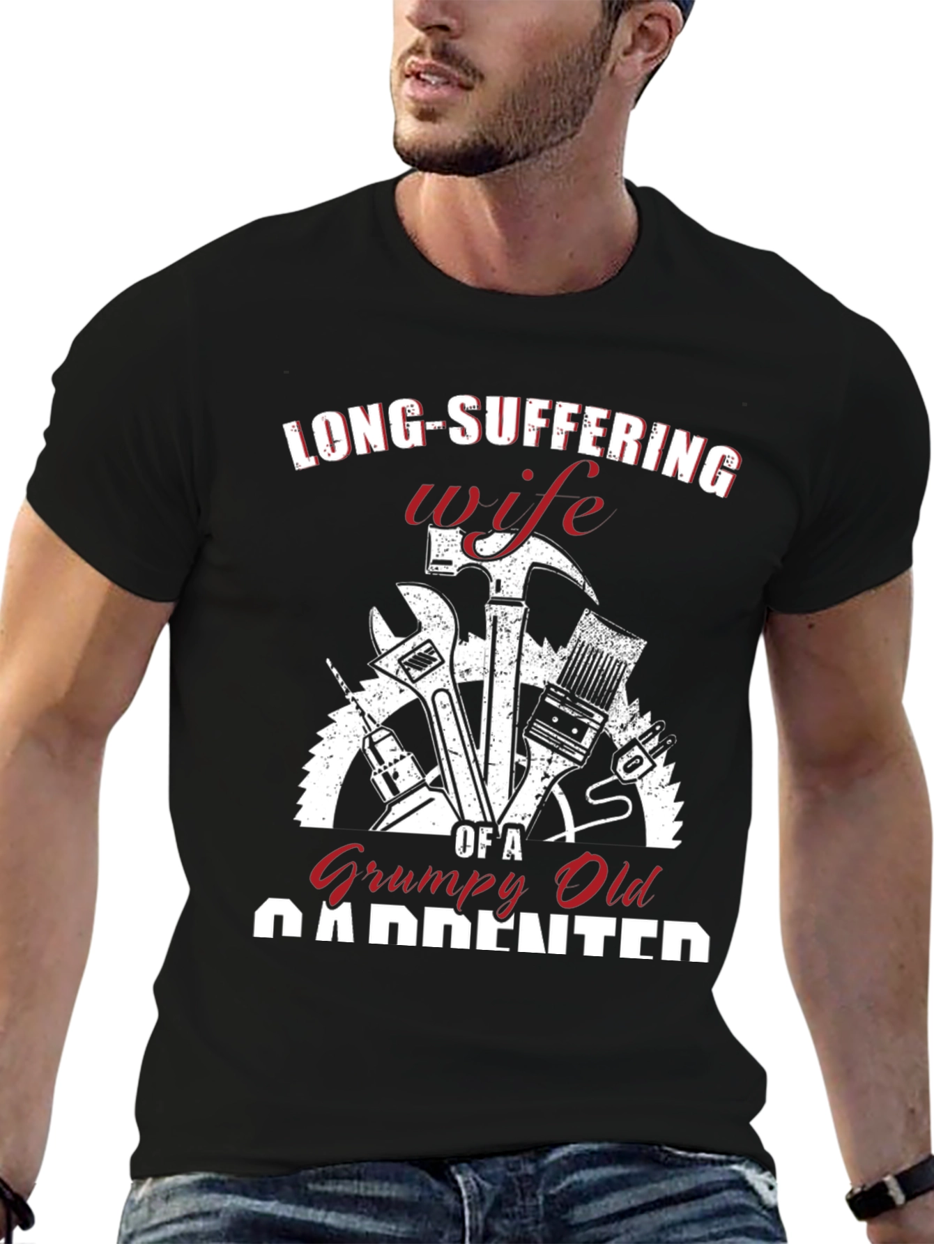 Grumpy Old Carpenter Wife T-Shirt