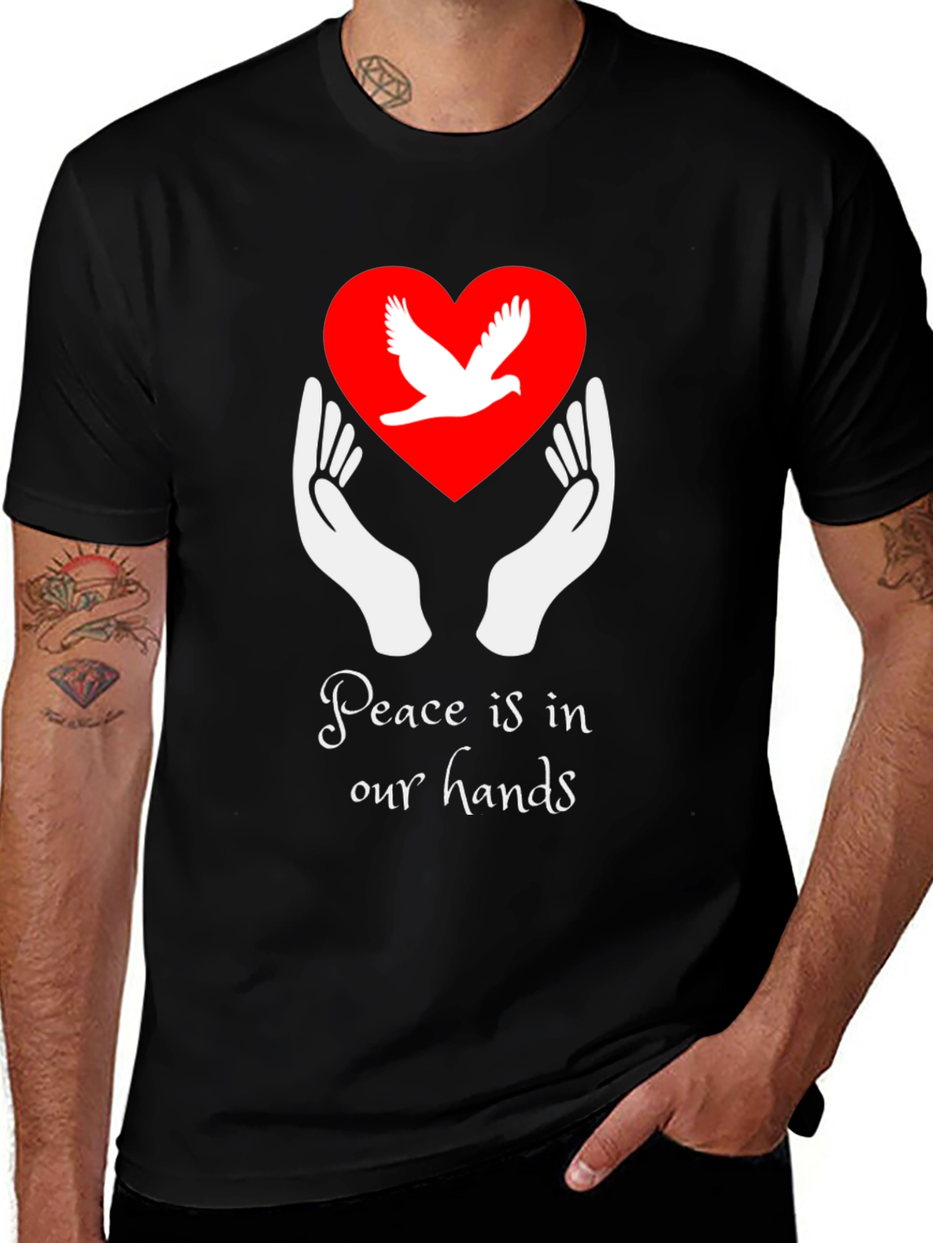 Peace Is In Our Hands T-Shirt