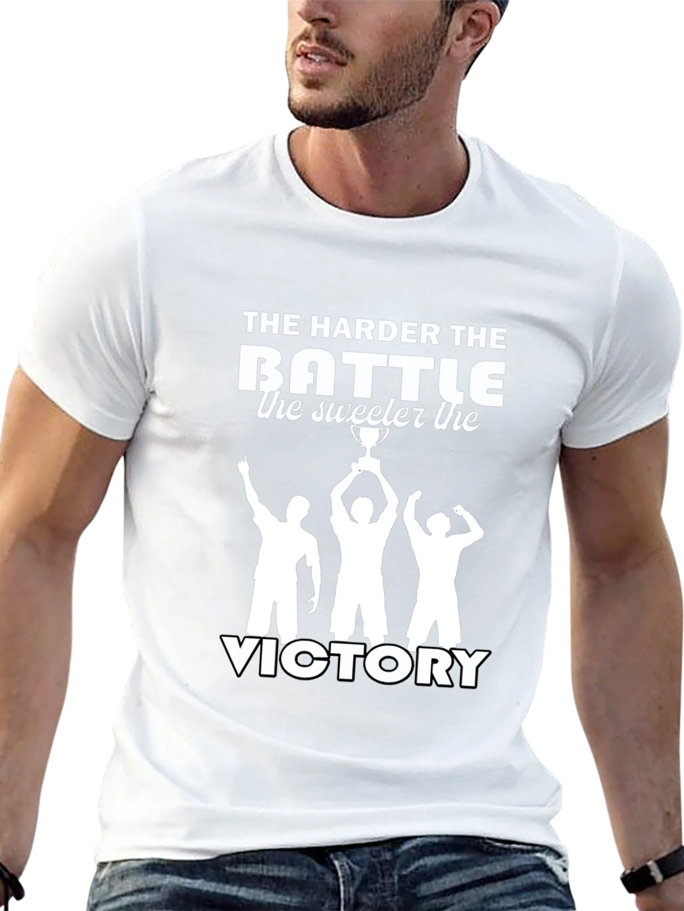 The Harder the Battle Victory T-Shirt