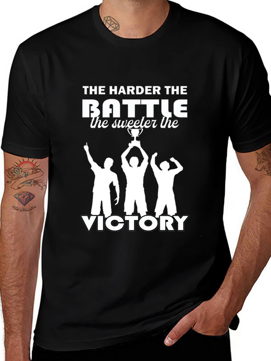 The Harder the Battle Victory T-Shirt