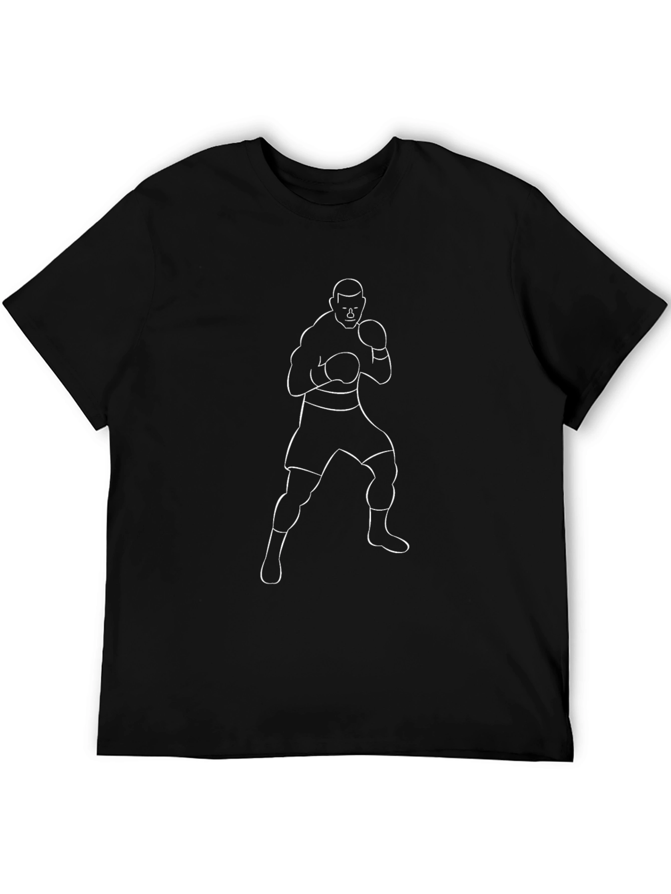 Black Boxer Graphic T-Shirt