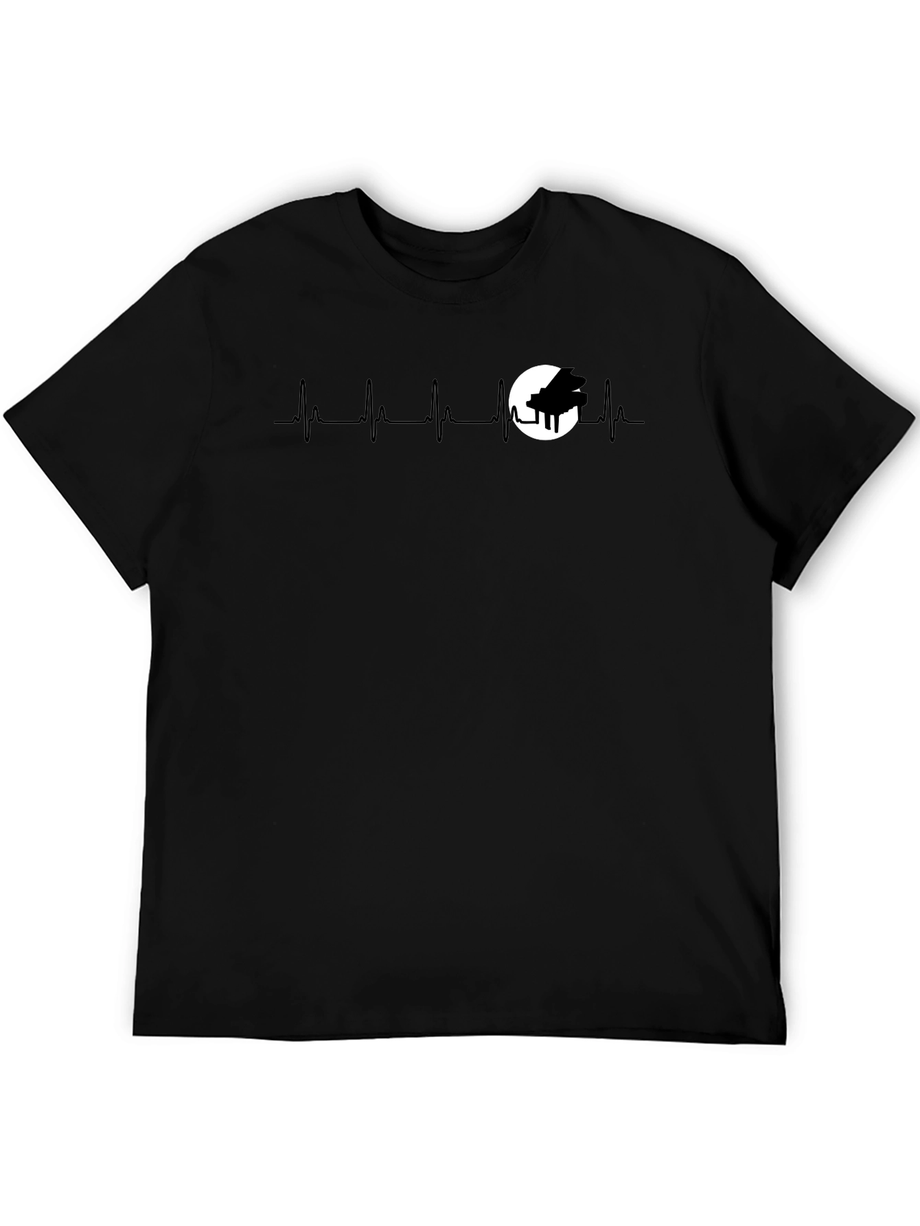 Piano Heartbeat T-Shirt - Musician Tee
