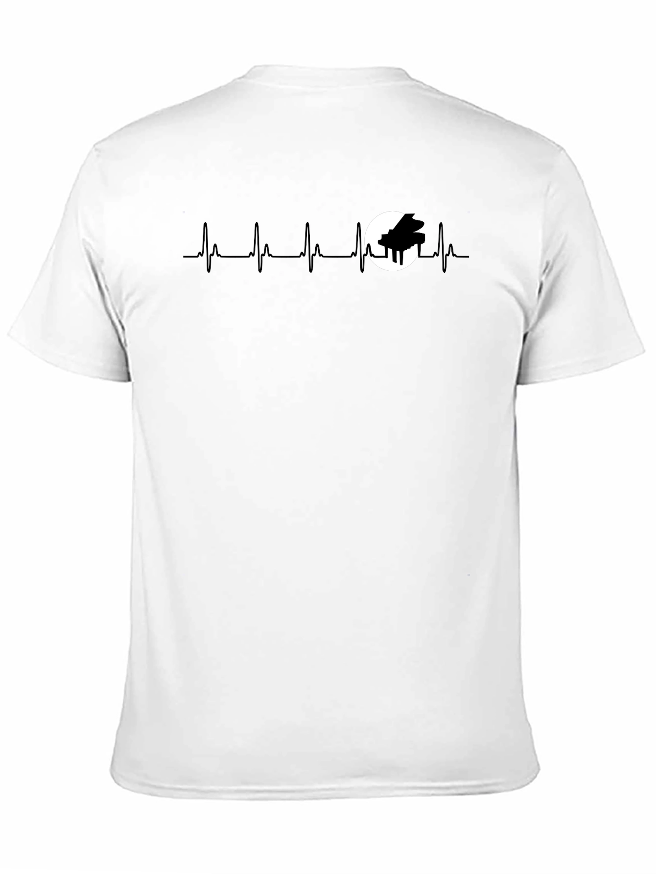 Piano Heartbeat T-Shirt - Musician Tee