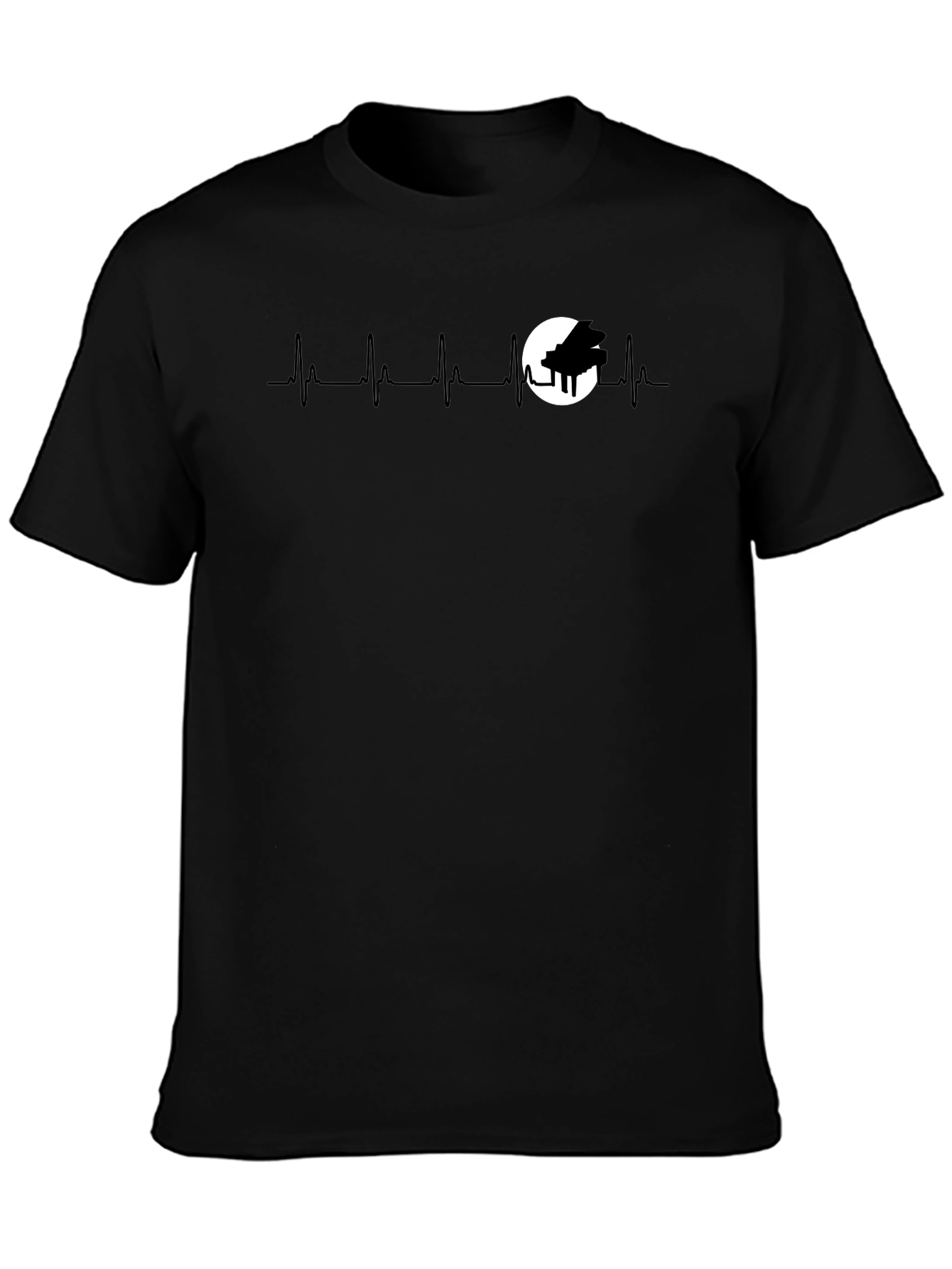 Piano Heartbeat T-Shirt - Musician Tee