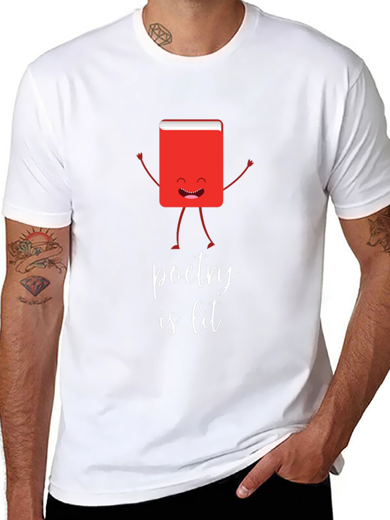 Poetry Is Lit Graphic T-Shirt