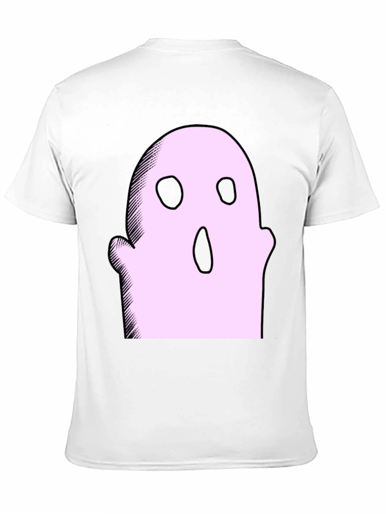 Spooky Ghost Graphic Tee - Halloween Style