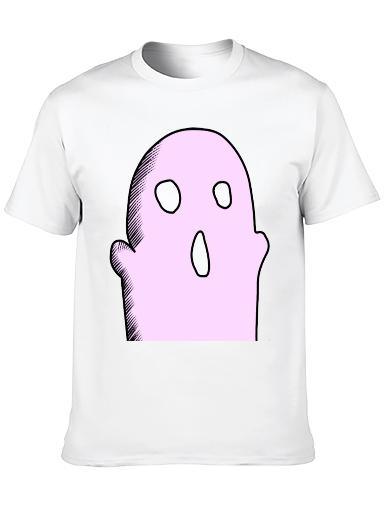 Spooky Ghost Graphic Tee - Halloween Style