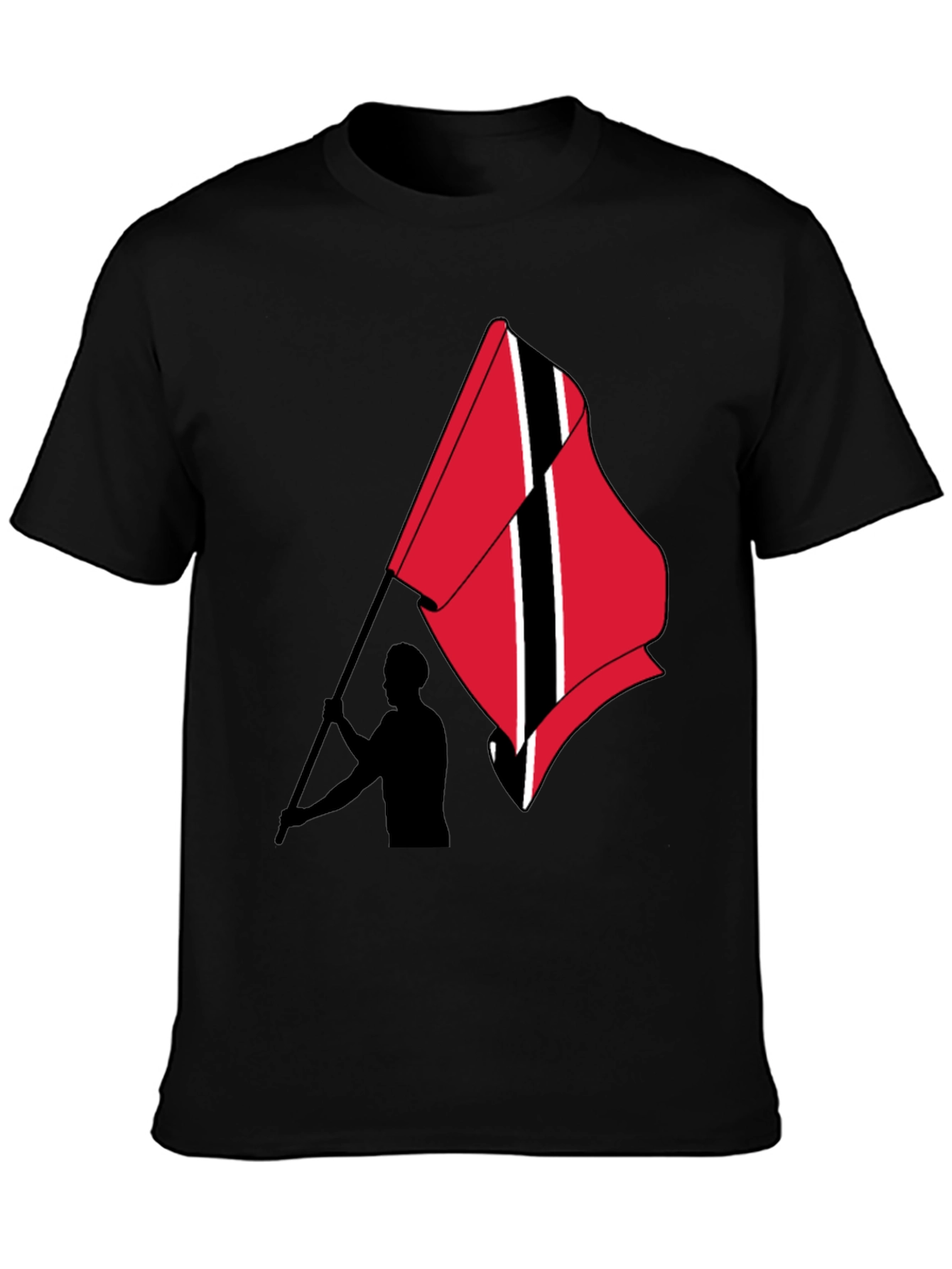 Trinidad & Tobago Flag T-Shirt Black