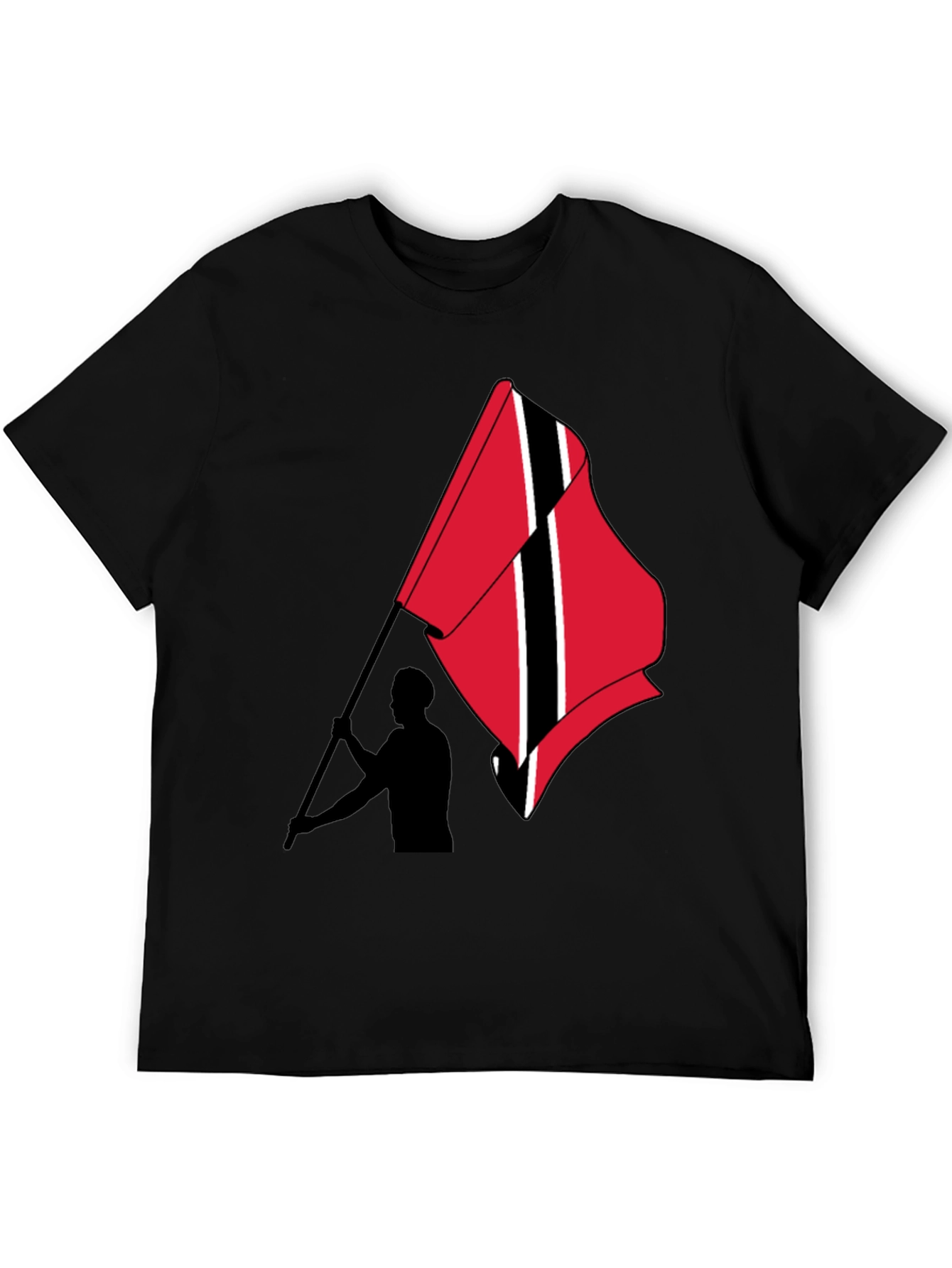 Trinidad & Tobago Flag T-Shirt Black