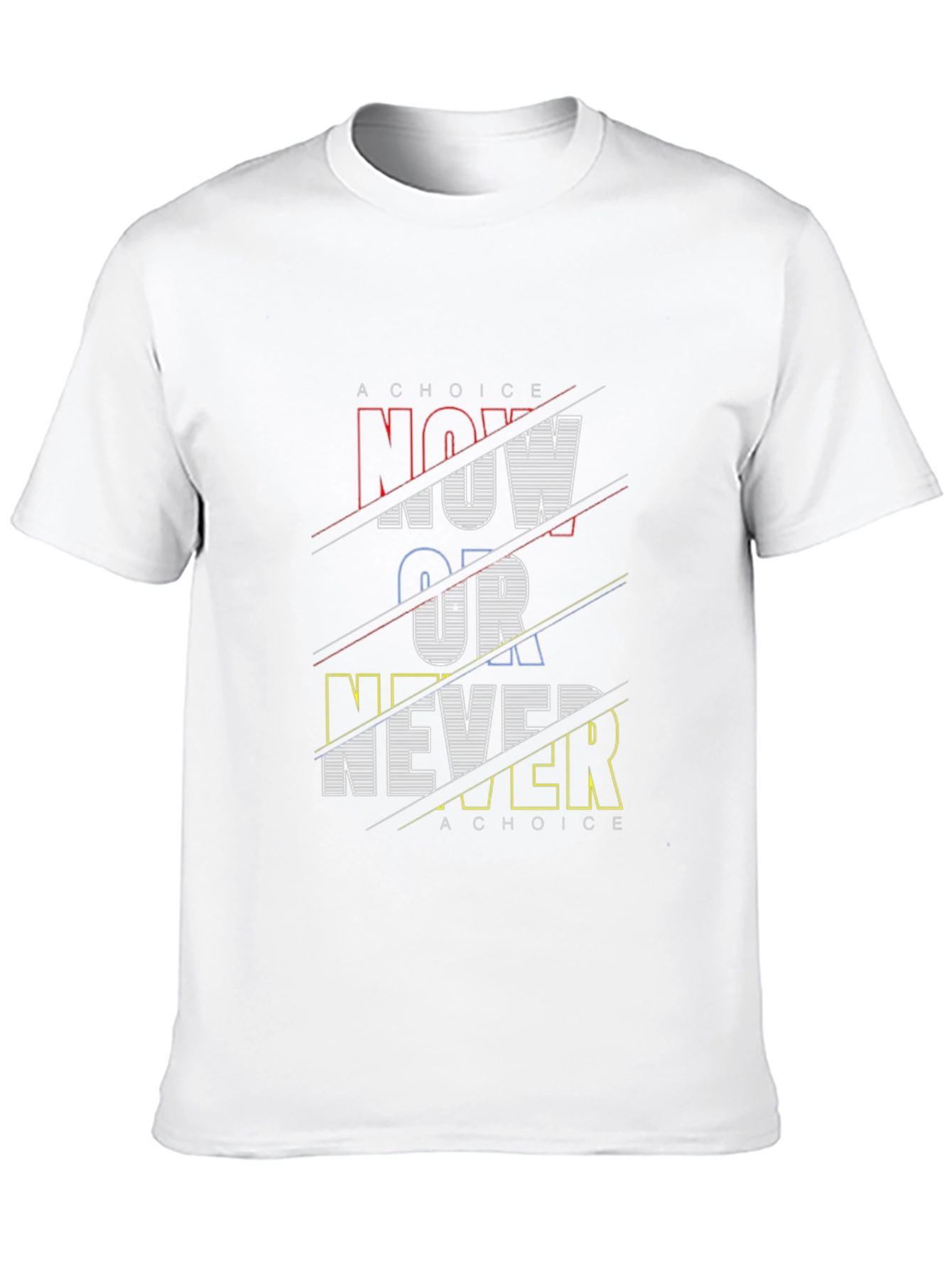 Now or Never Graphic Print Tee