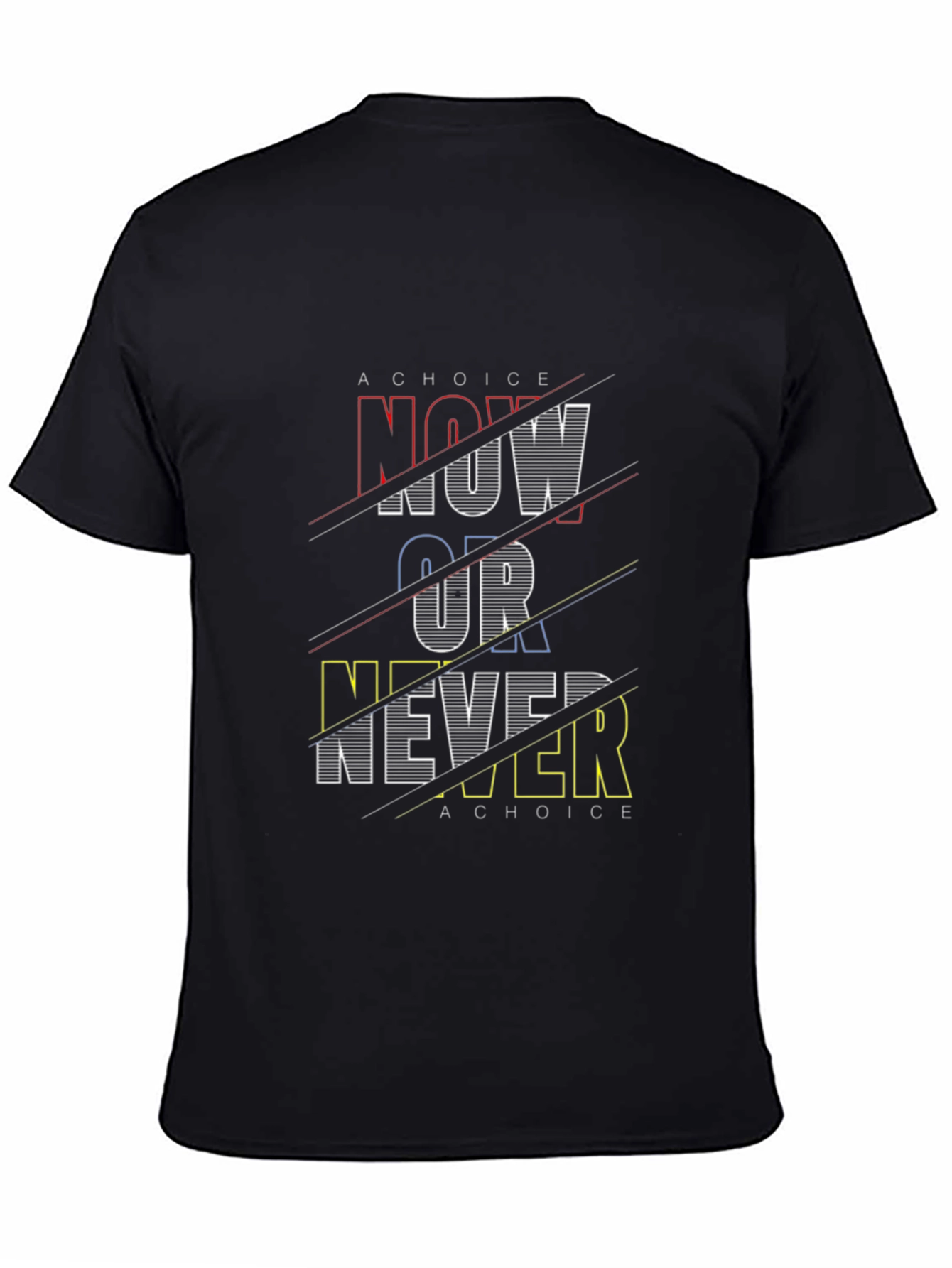 Now or Never Graphic Print Tee