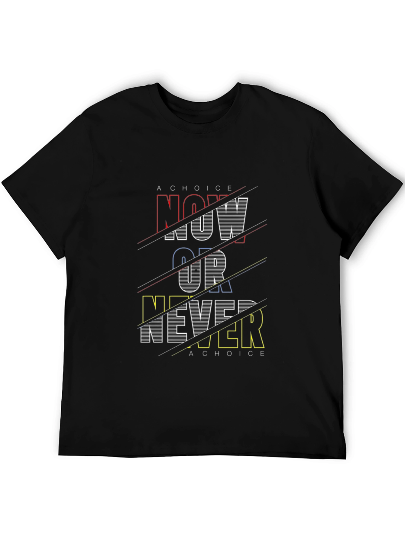 Now or Never Graphic Print Tee