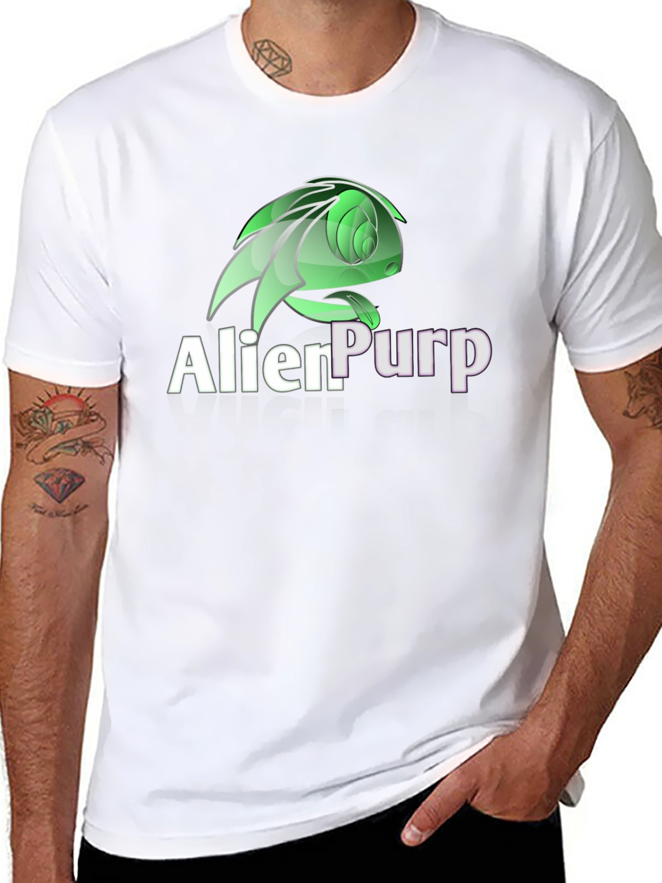 Alien Purp Graphic T-Shirt