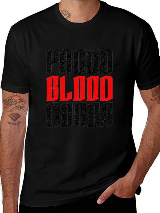 Proud Blood Donor T-Shirt - Blood Drive Support