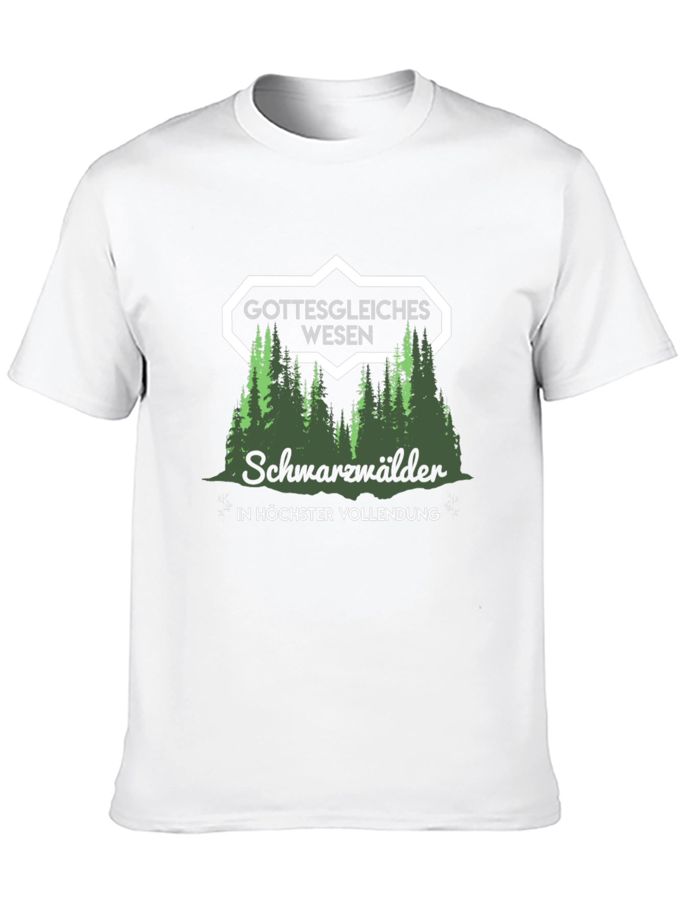 Gottesgleiches Wesen Schwarzwälder T-Shirt