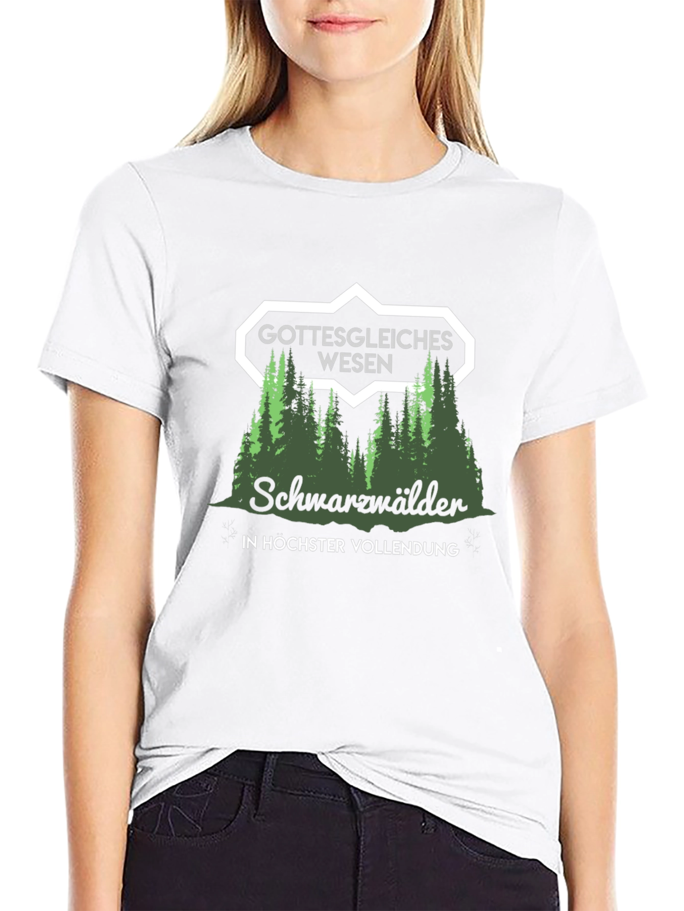 Gottesgleiches Wesen Schwarzwälder T-Shirt