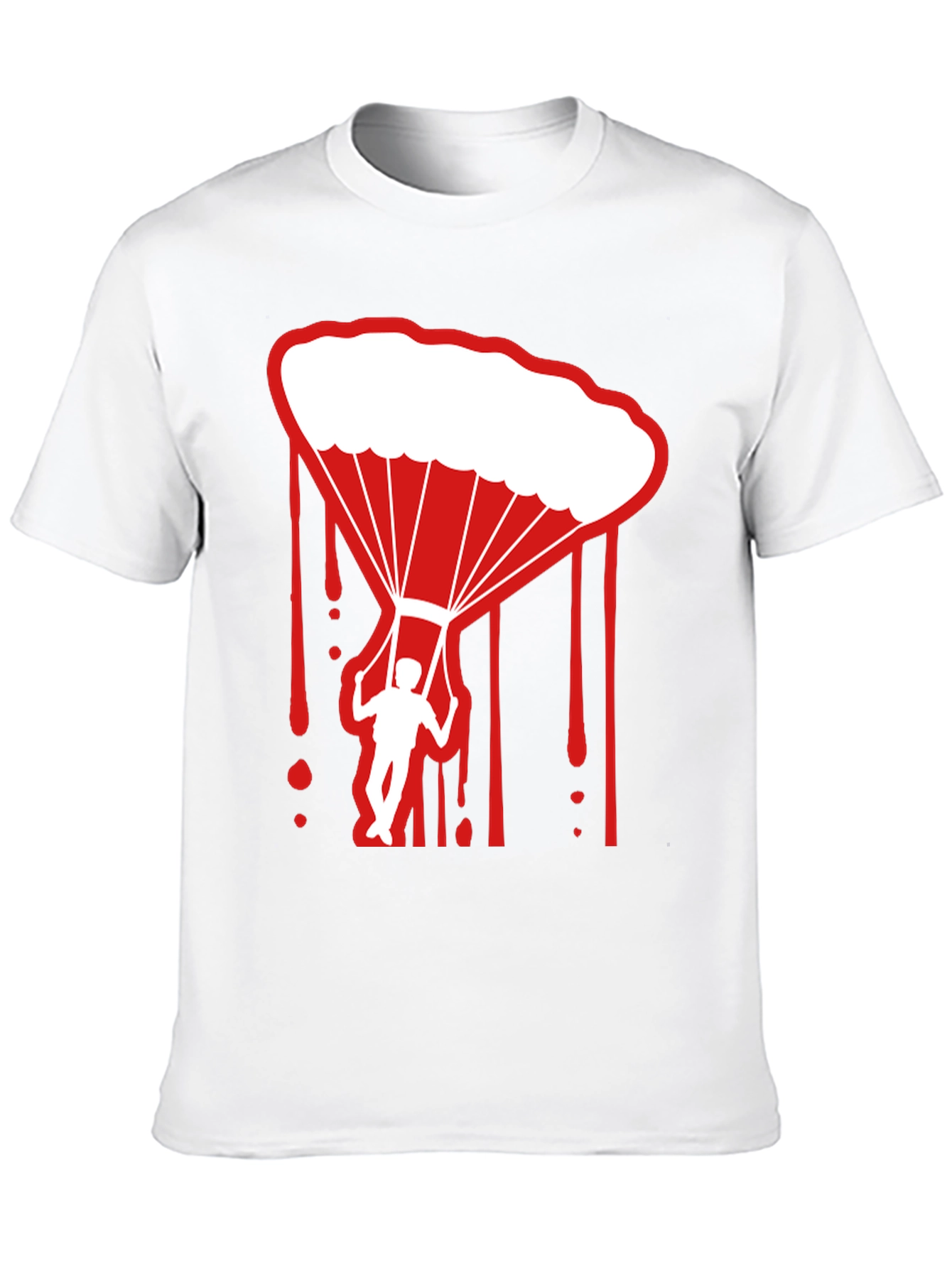 Parachute Graphic Tee - Skydiving Adventure Shirt