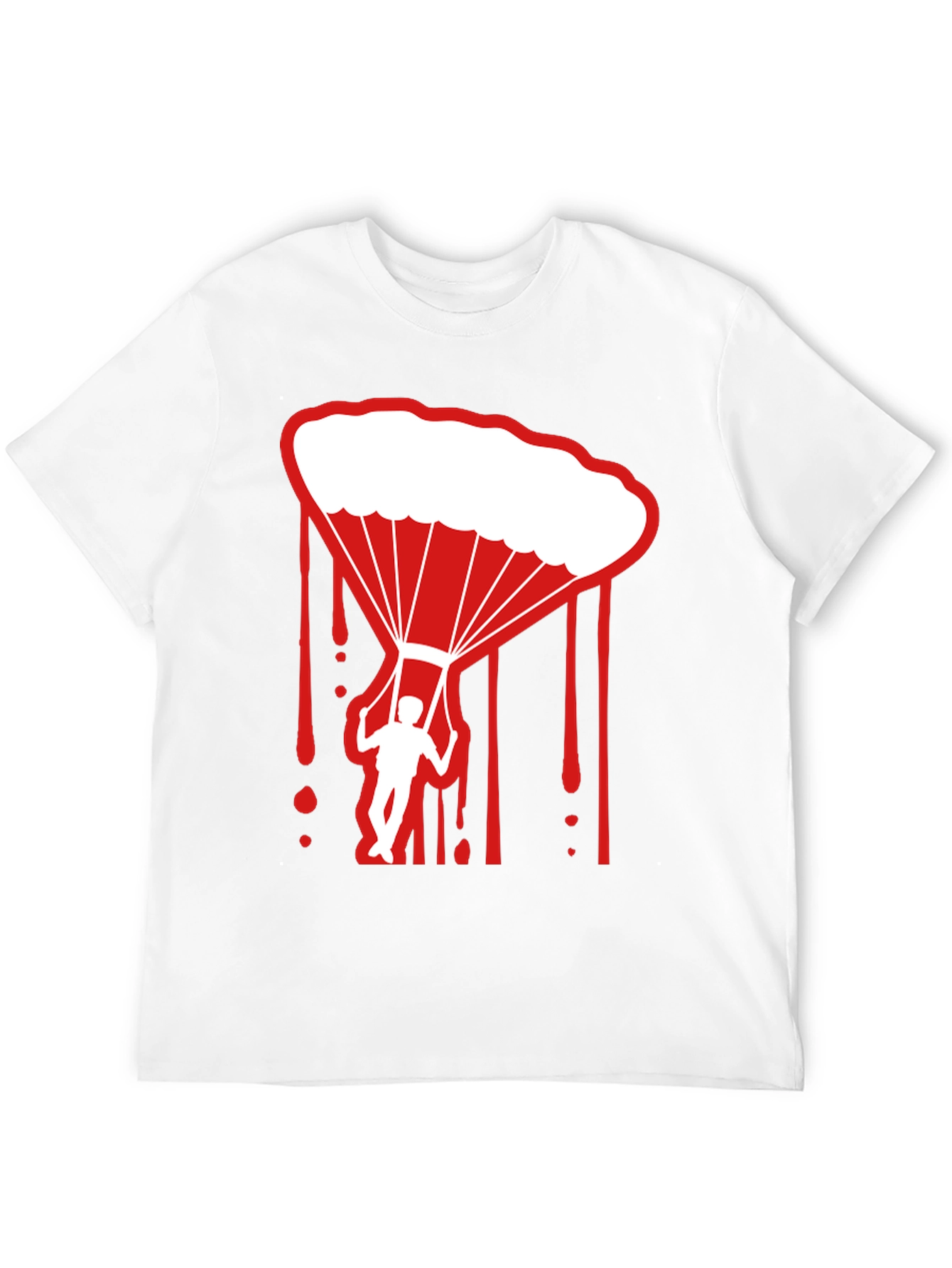 Parachute Graphic Tee - Skydiving Adventure Shirt