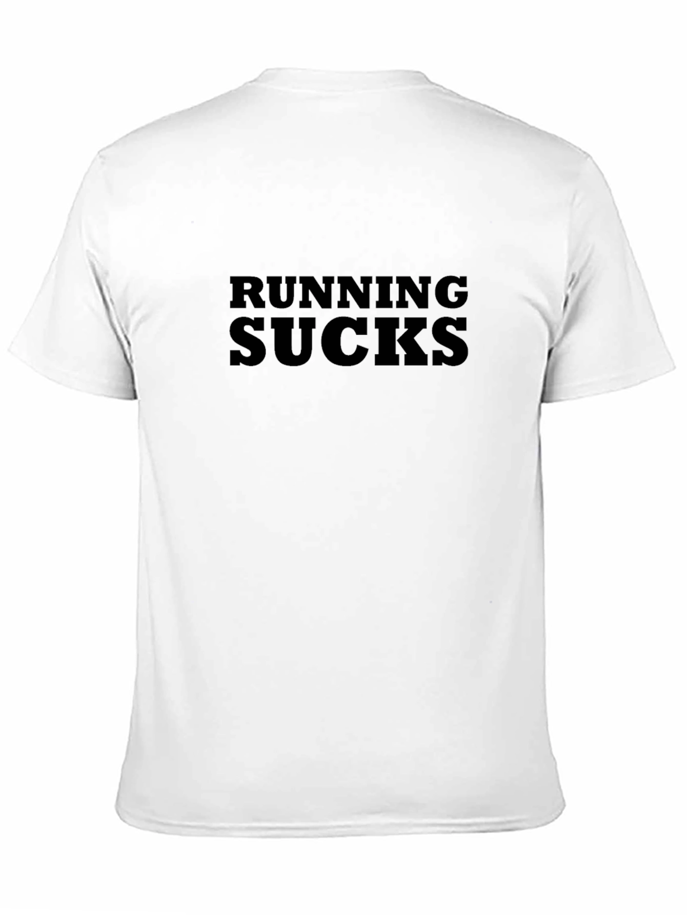 Running Sucks Black T-Shirt - Funny Workout Tee