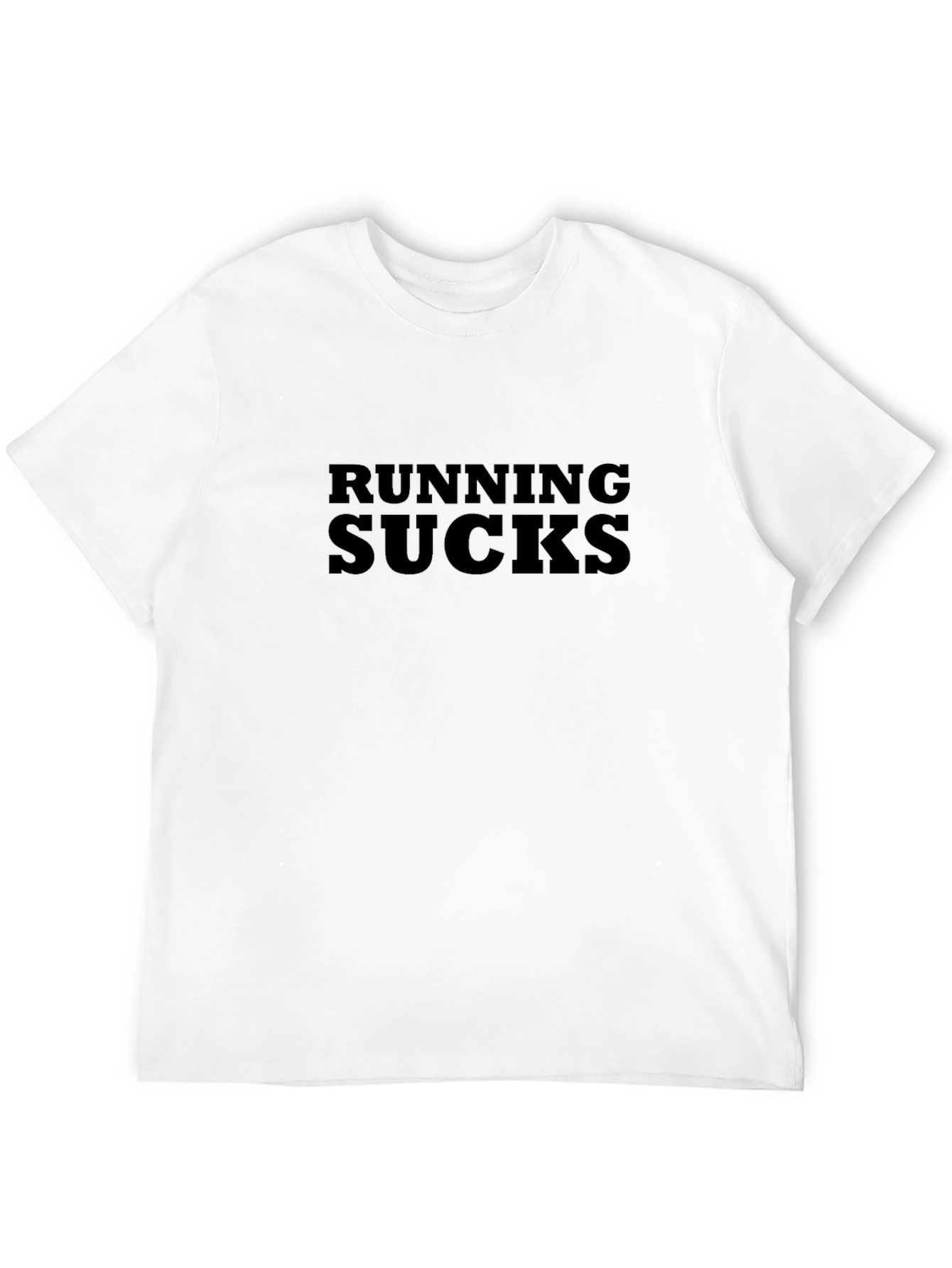 Running Sucks Black T-Shirt - Funny Workout Tee