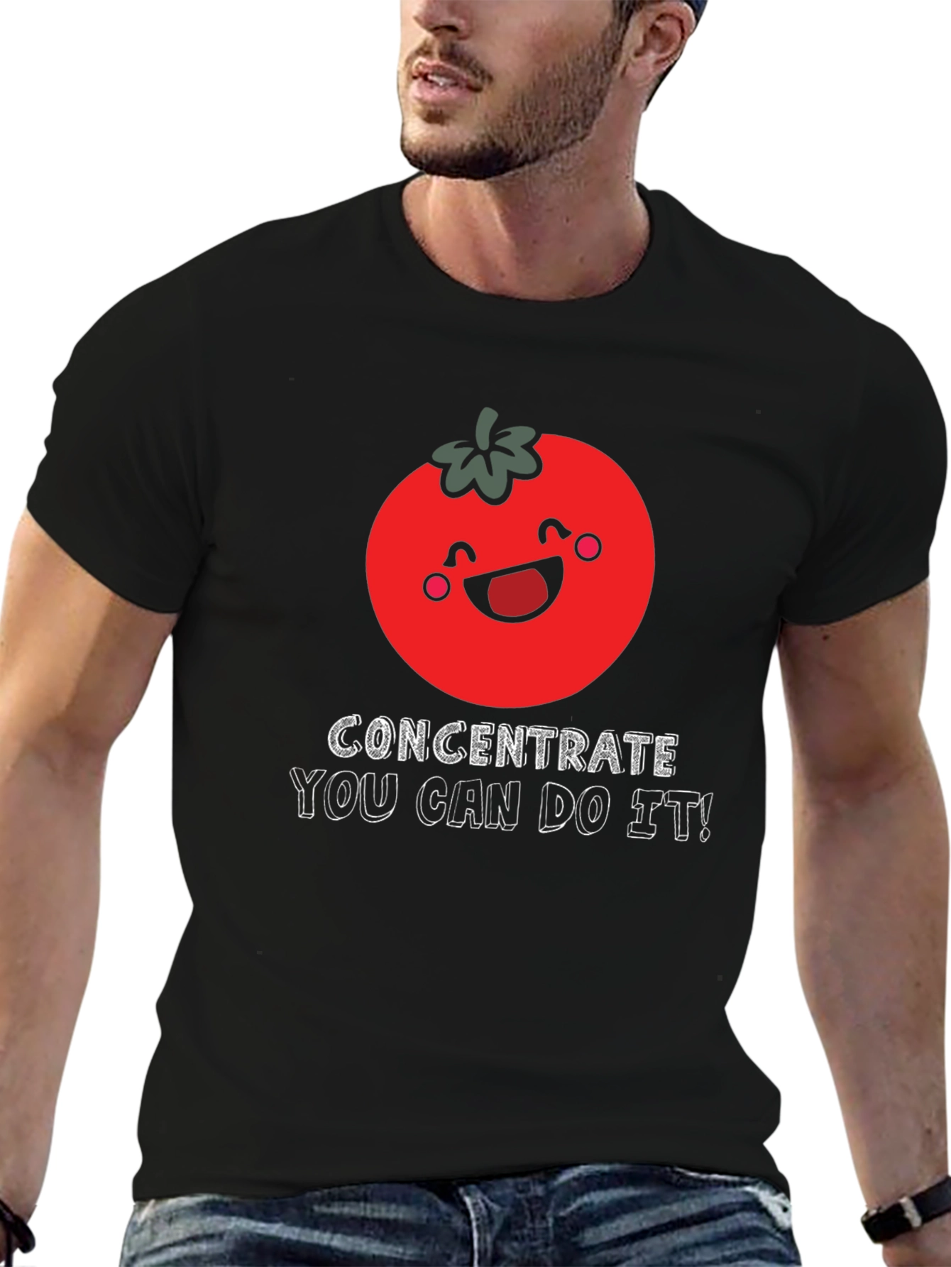 Funny Tomato Concentrate T-Shirt - You Can Do It!