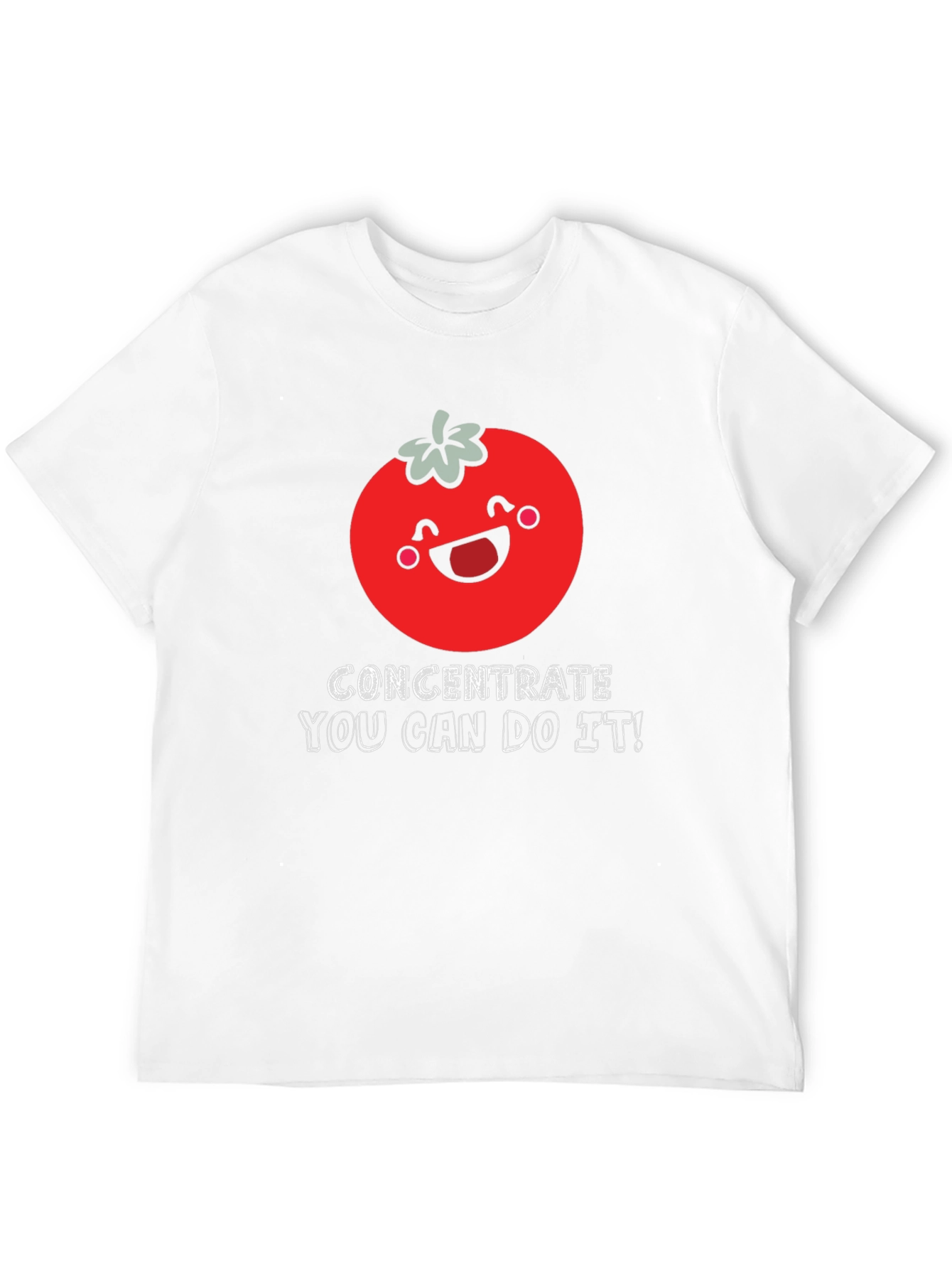 Funny Tomato Concentrate T-Shirt - You Can Do It!