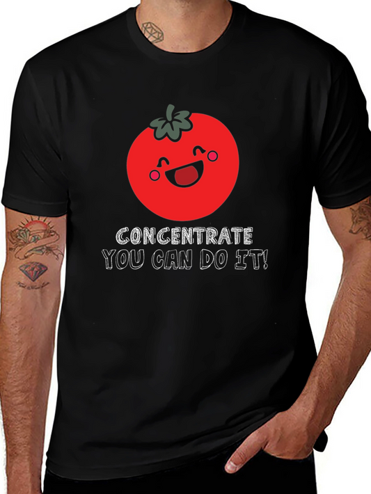 Funny Tomato Concentrate T-Shirt - You Can Do It!