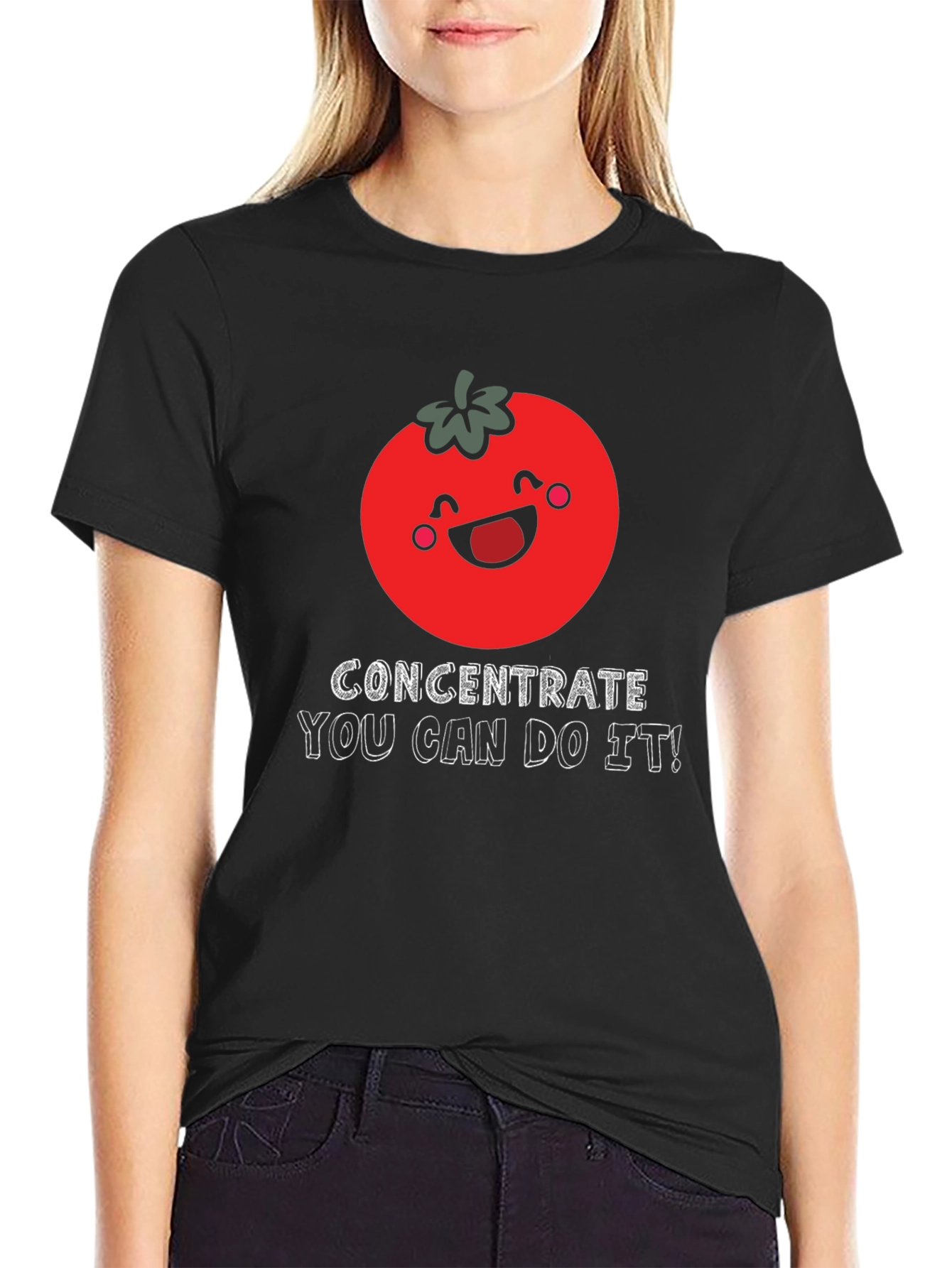 Funny Tomato Concentrate T-Shirt - You Can Do It!